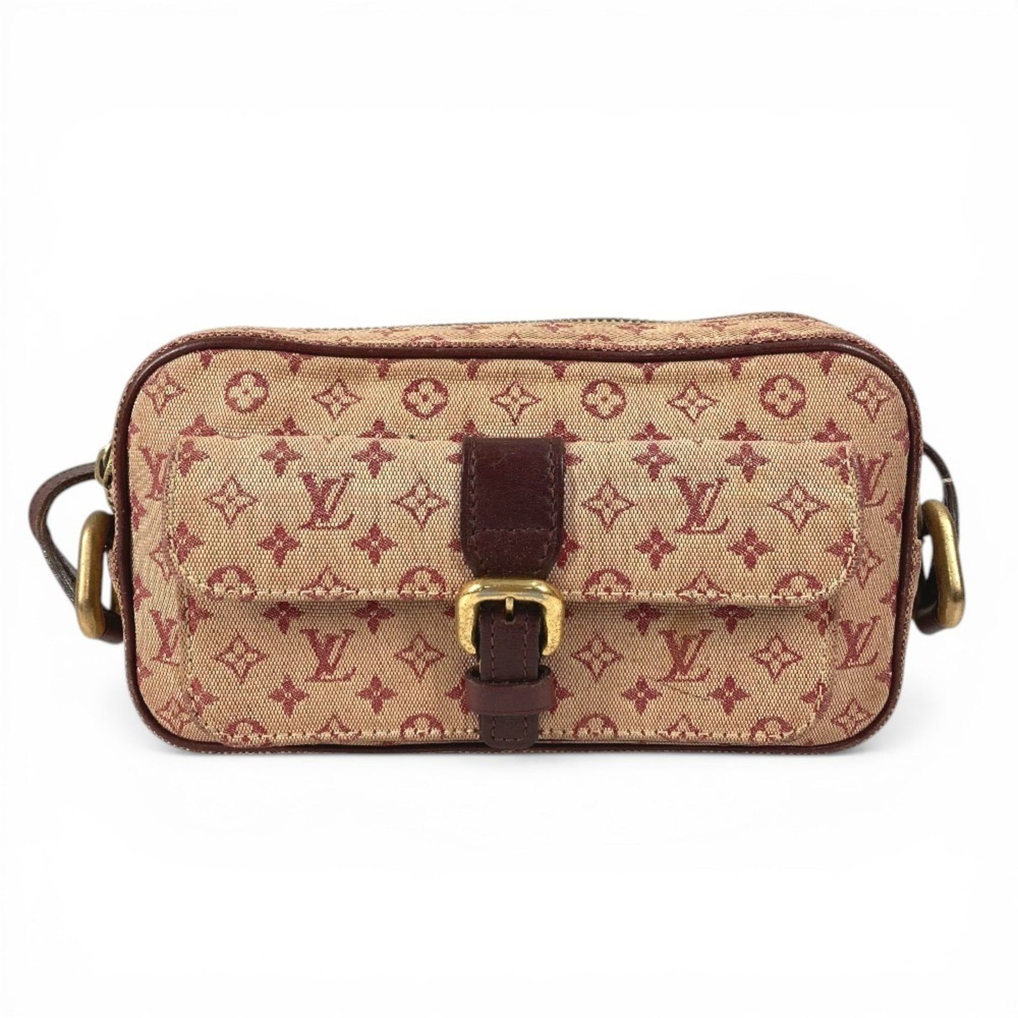 Louis Vuitton Monogram Mini Cherry Red Monogram Mini Pochette Shoulder Bag (Pre-Owned)