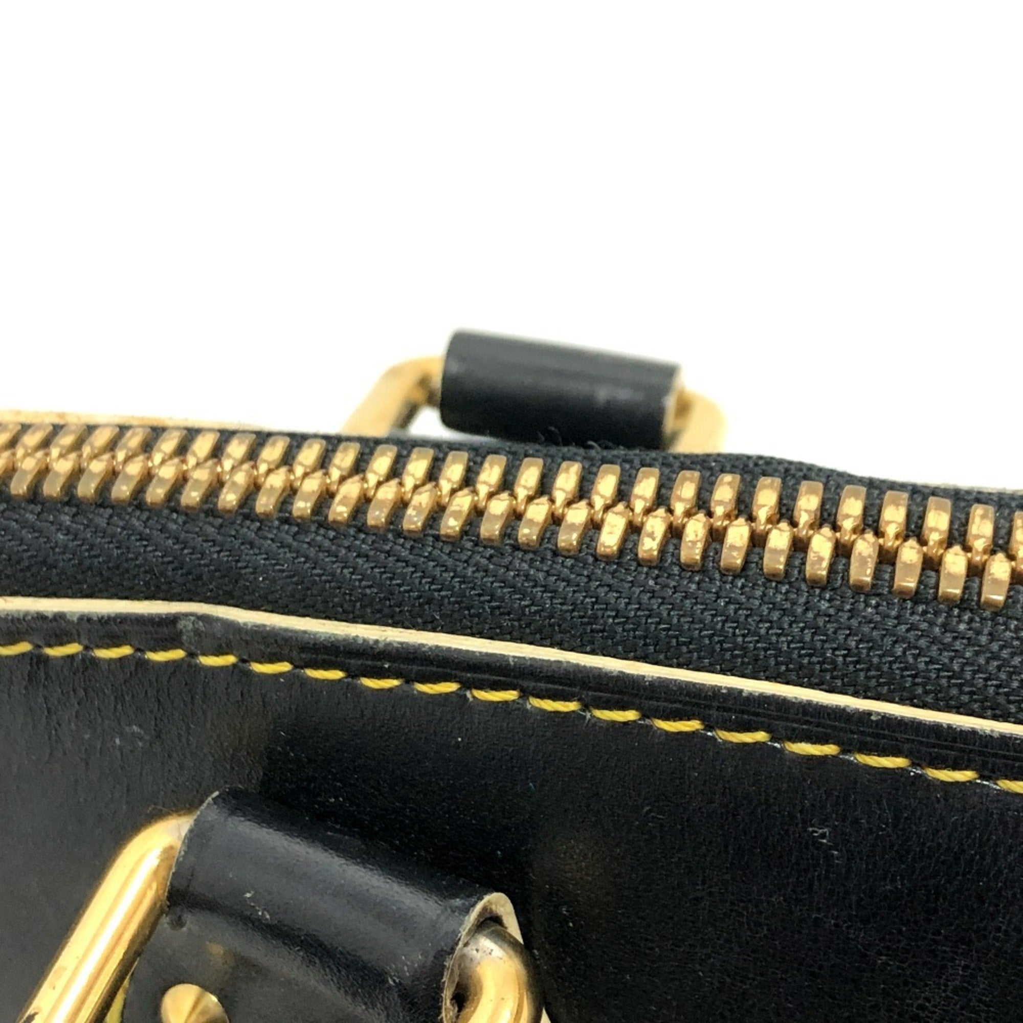 Louis Vuitton Black Suhali Leather Handbag Tote Bag (Pre-Owned)
