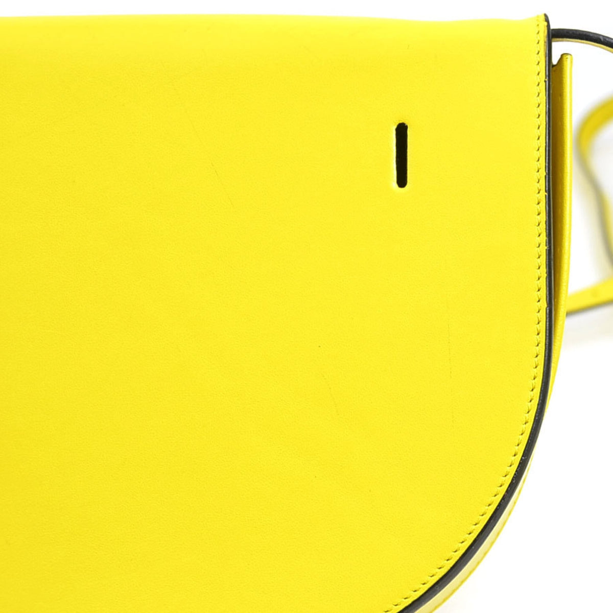 Loewe Yellow Leather Pouch Shoulder Bag (Pre-Owned)