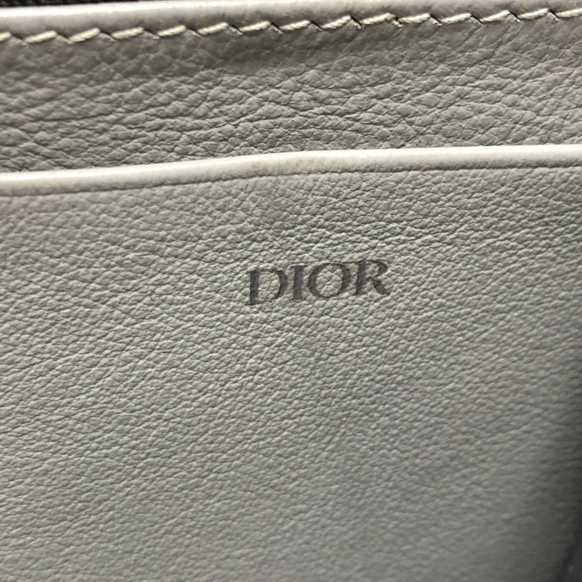 Christian Dior Gray Cloth Shoulder Bag (Pre-Owned)