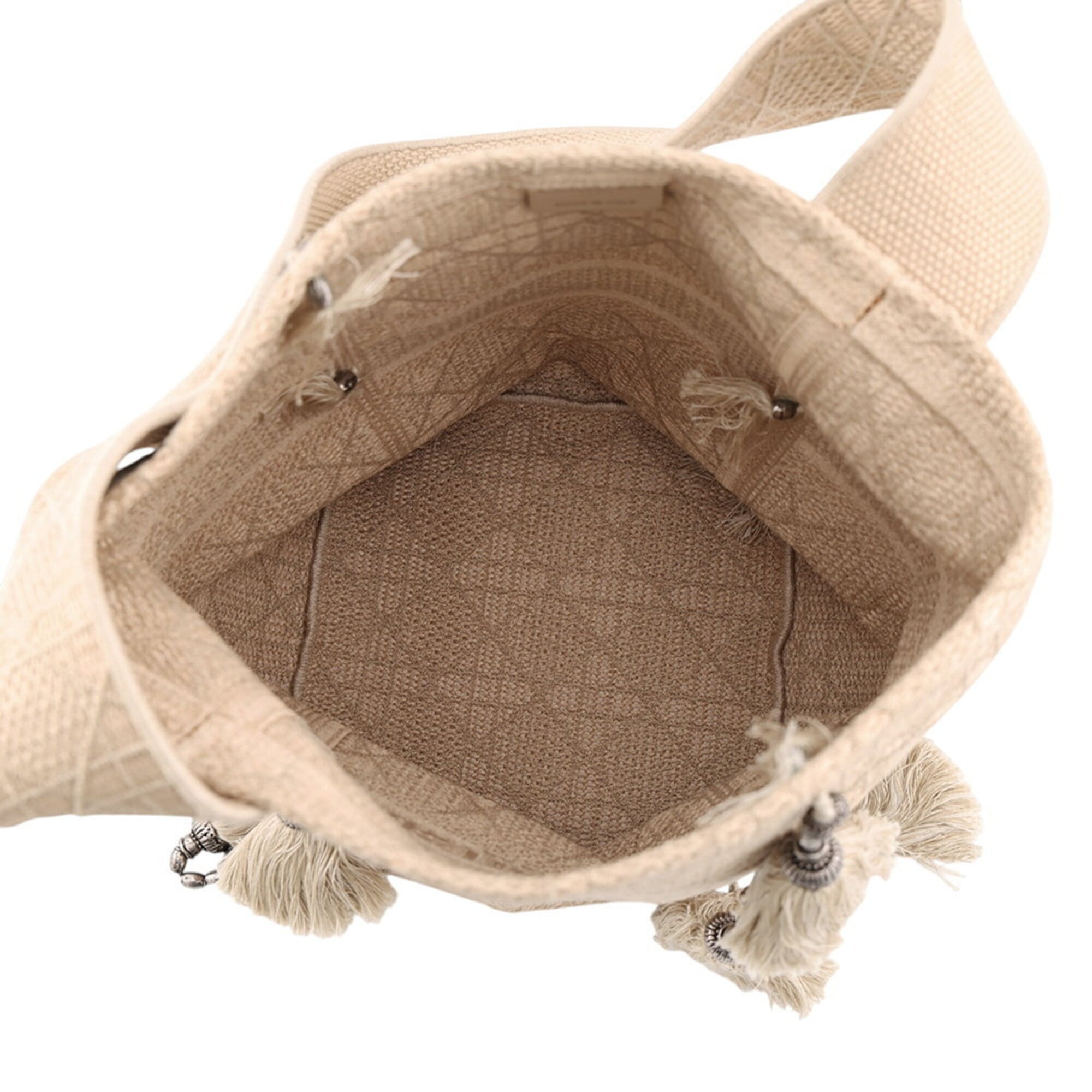 Christian Dior Beige Canvas Shoulder Bag (Pre-Owned)