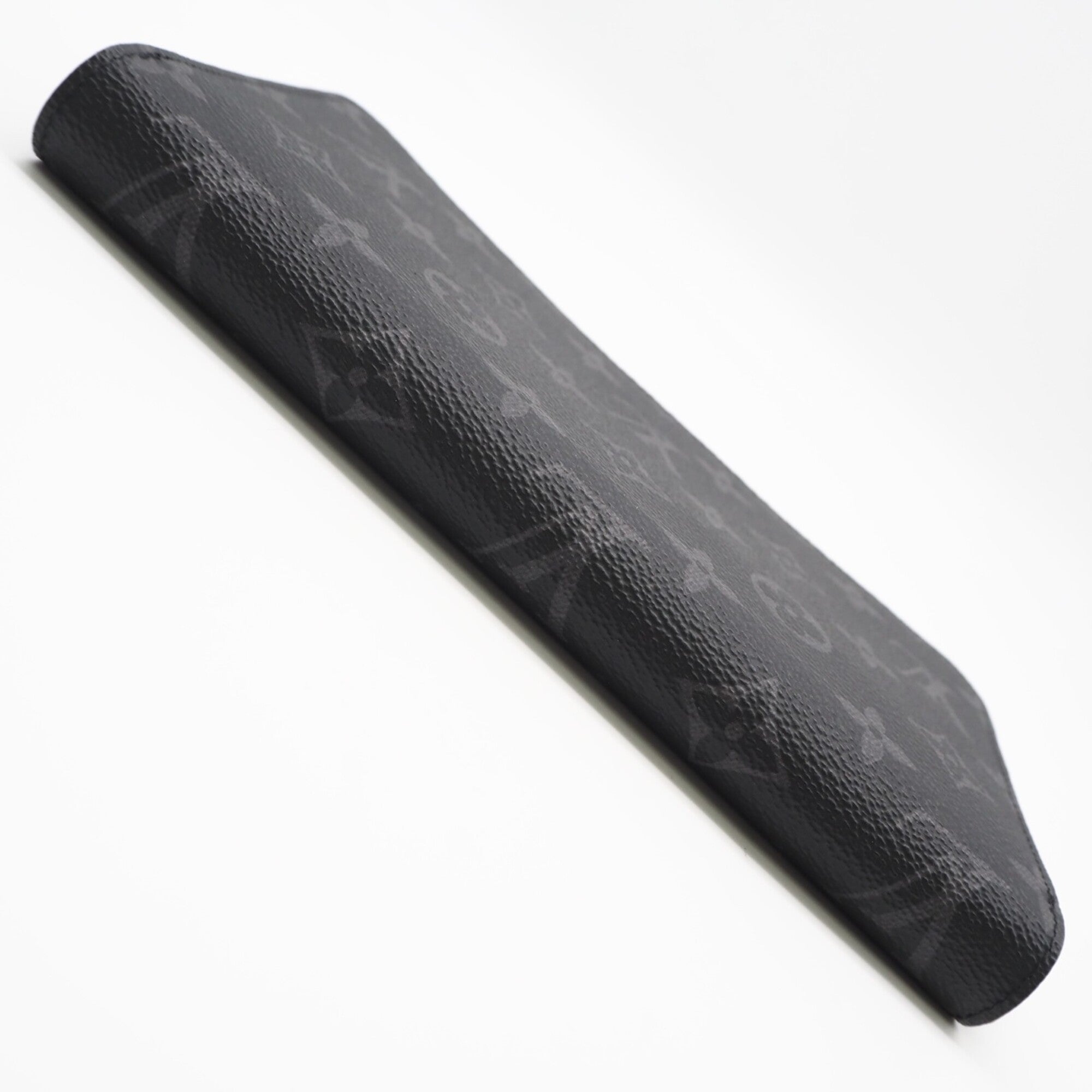 Louis Vuitton Black Gray Coated Canvas Leather Long Wallet (Bi-Fold) (Pre-Owned)