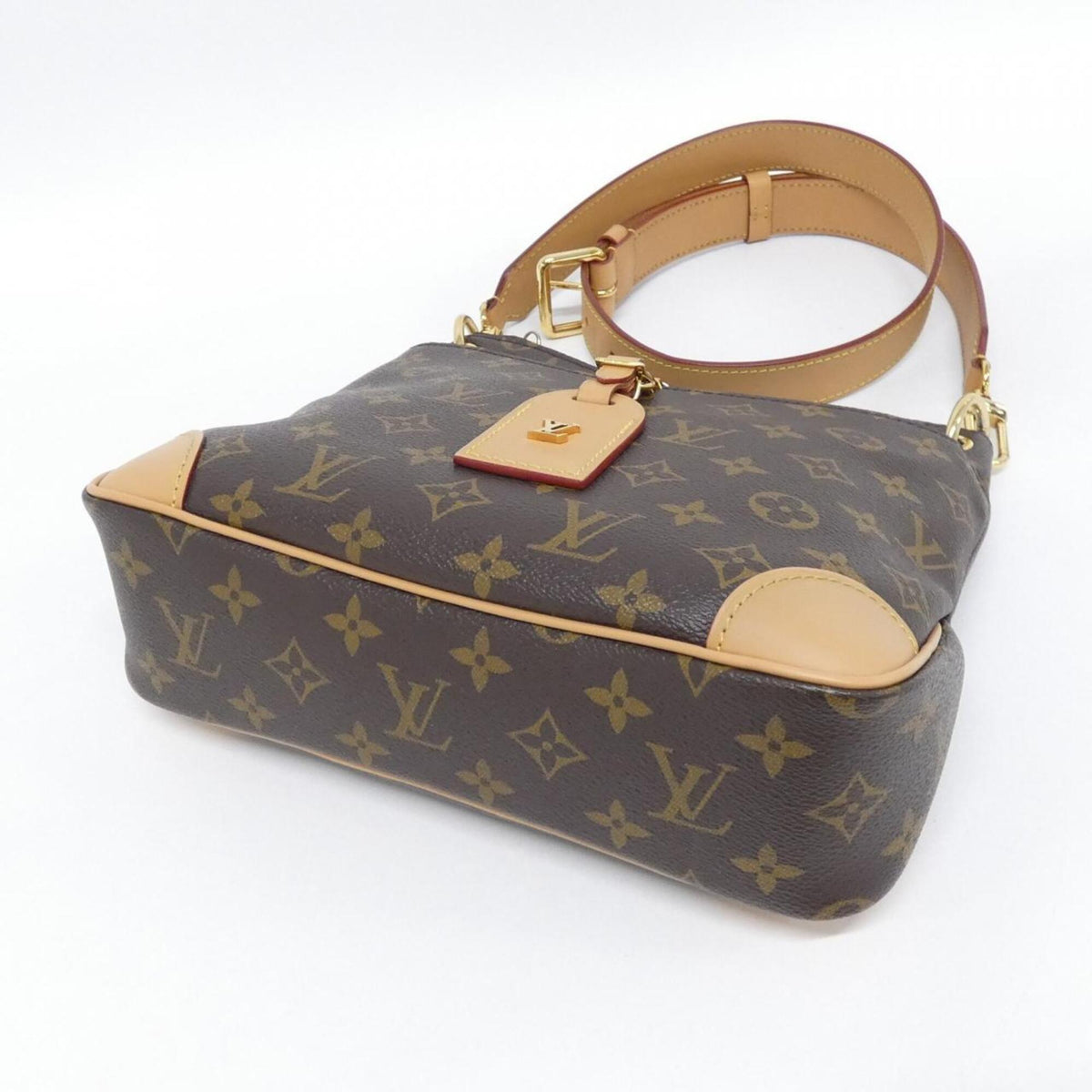 Louis Vuitton Marron Monogram Coated Canvas Shoulder Bag (Pre-Owned)