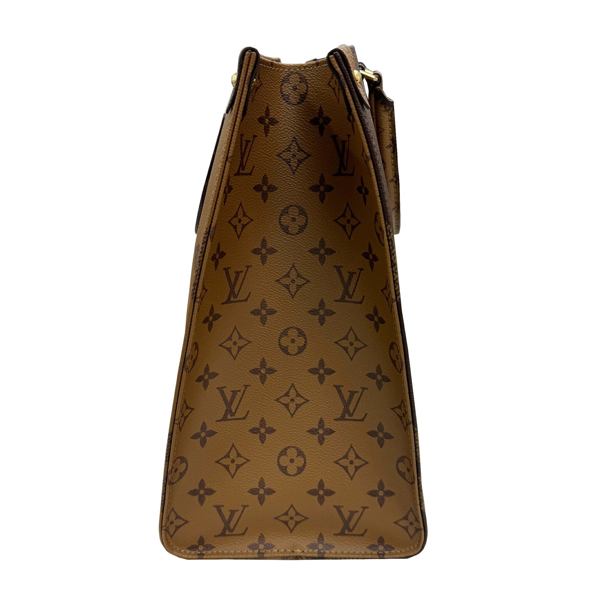 Louis Vuitton Brown Monogram Monogram Reverse Monogram Monogram Reverse Tote Bag (Pre-Owned)
