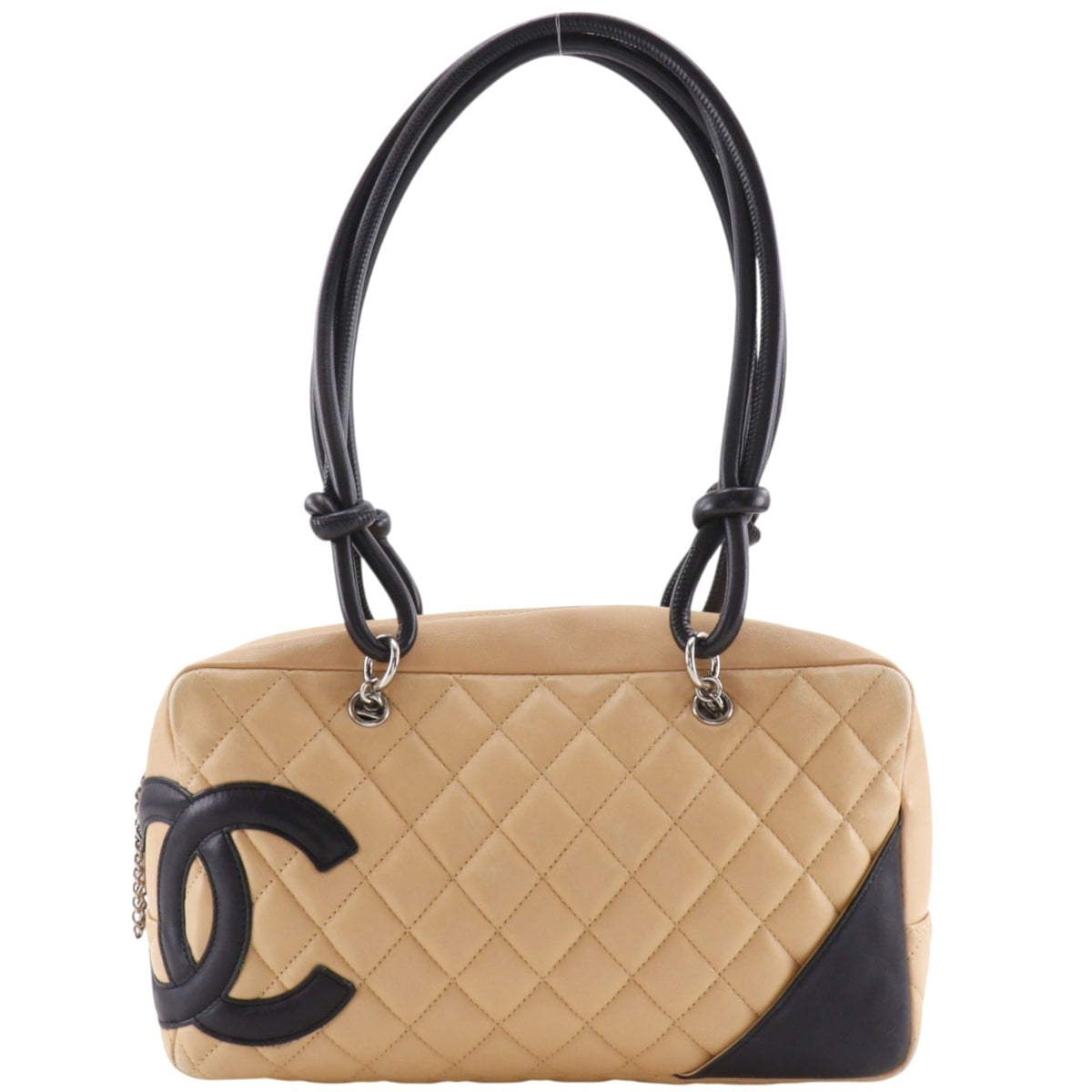 Chanel Beige Cambon Ligne Shoulder Bag (Pre-Owned)