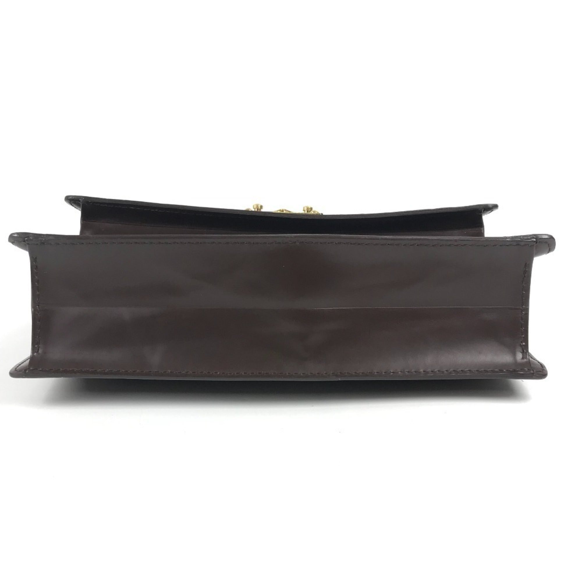 Louis Vuitton Brown Ebene Damier Canvas Handbag Shoulder Bag (Pre-Owned)