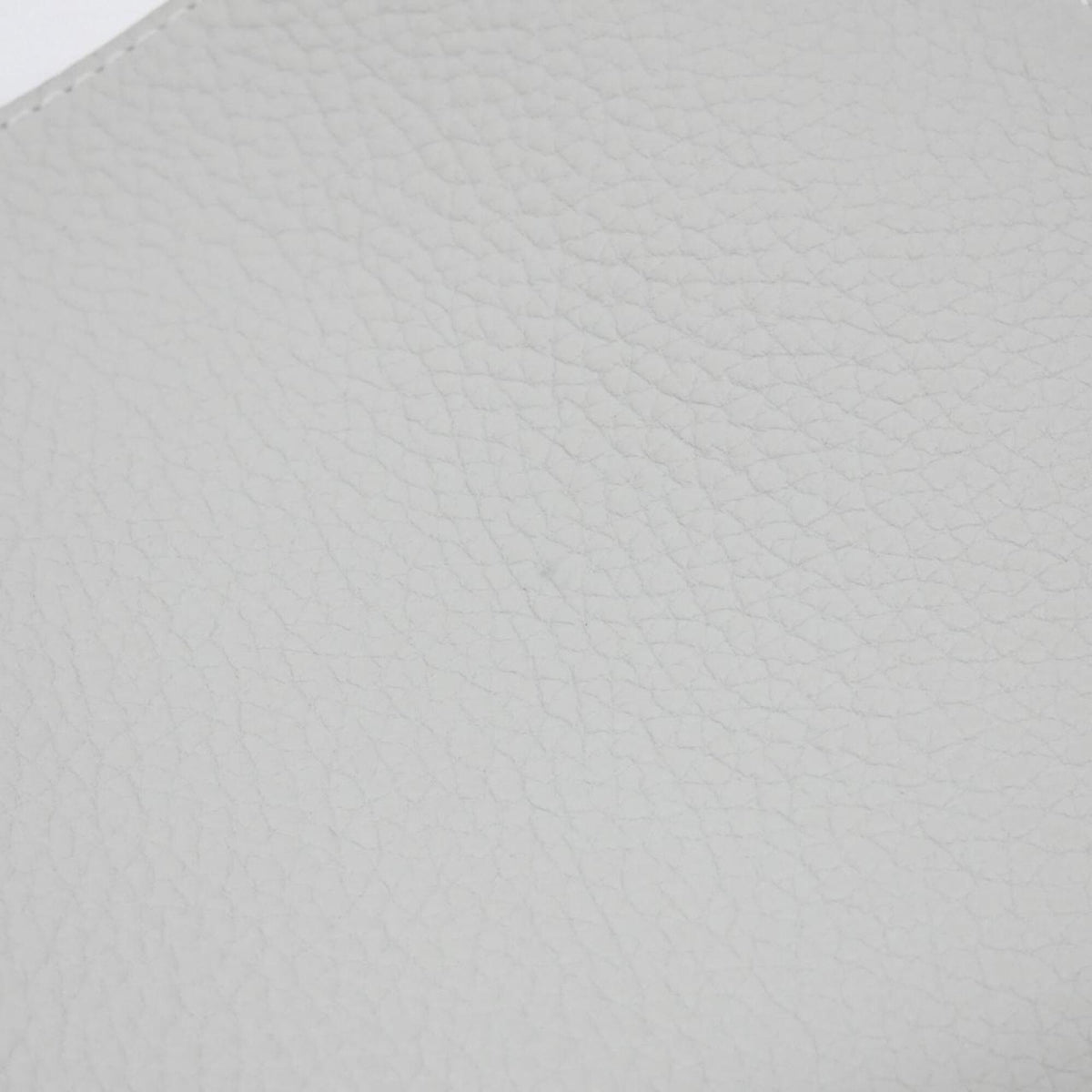 Hermes Gray Taurillon Clemence Leather Handbag (Pre-Owned)