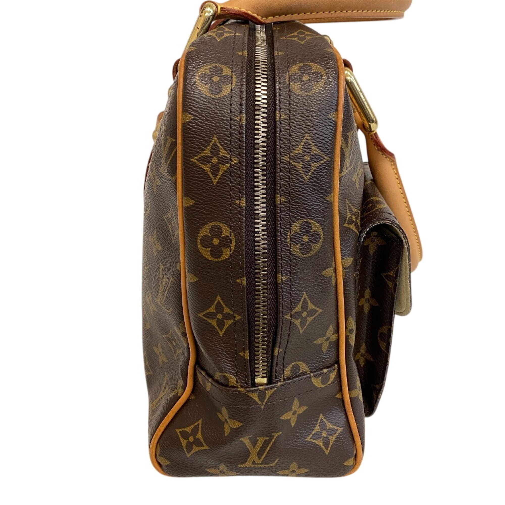 Louis Vuitton Brown Monogram Monogram Leather Handbag (Pre-Owned)