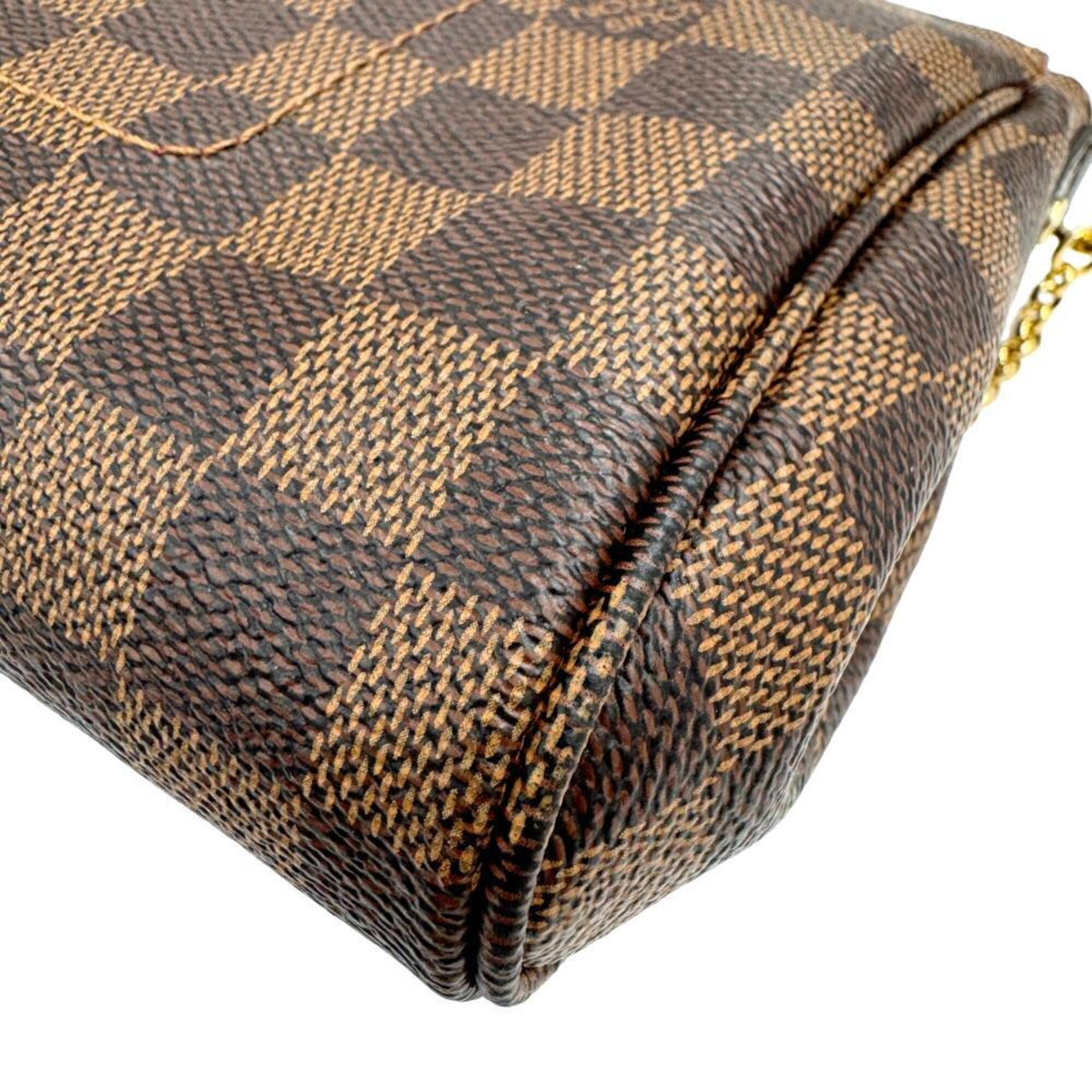 Louis Vuitton Brown Damier Canvas Shoulder Bag (Pre-Owned)