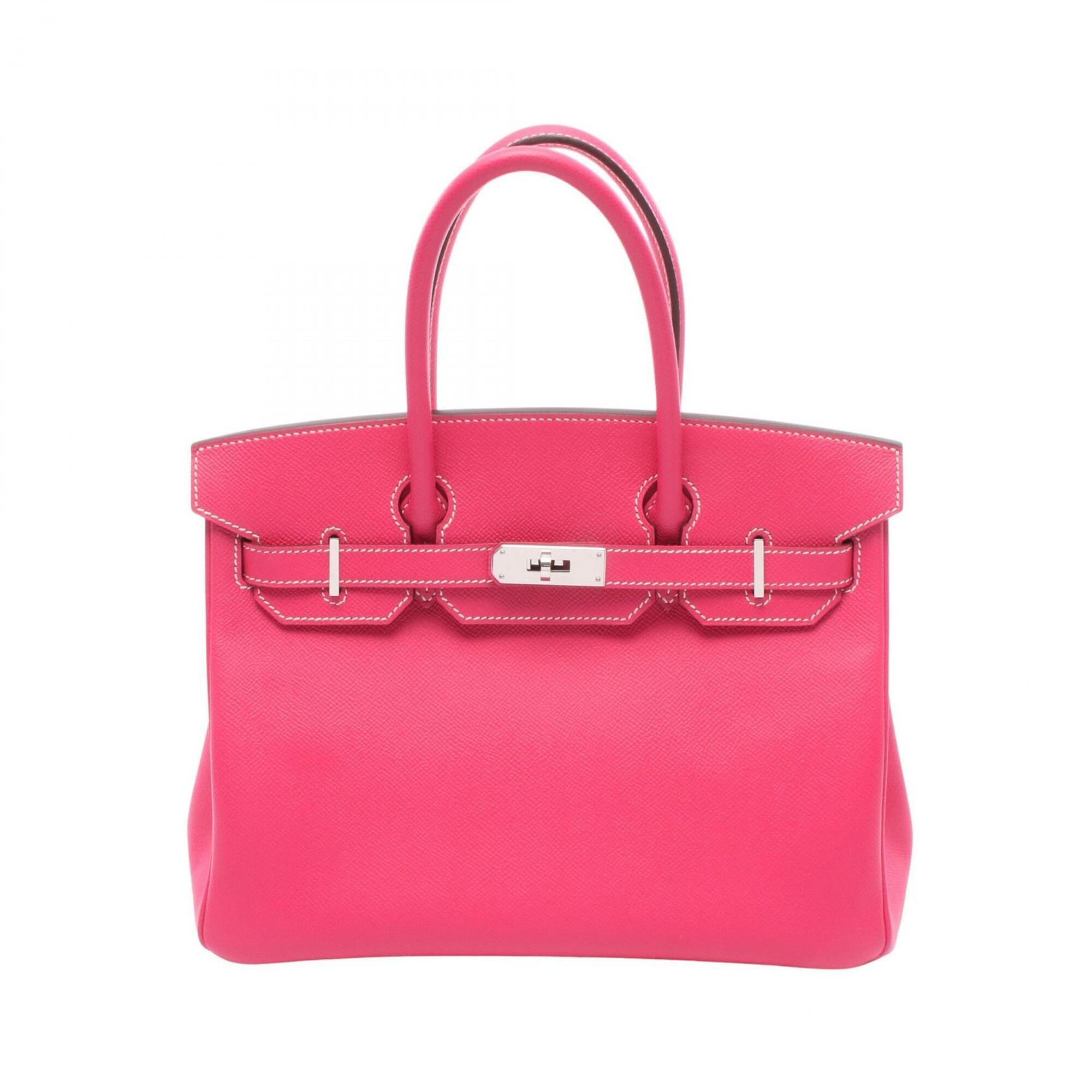 Hermes Pink Epsom Leather Handbag (Pre-Owned)