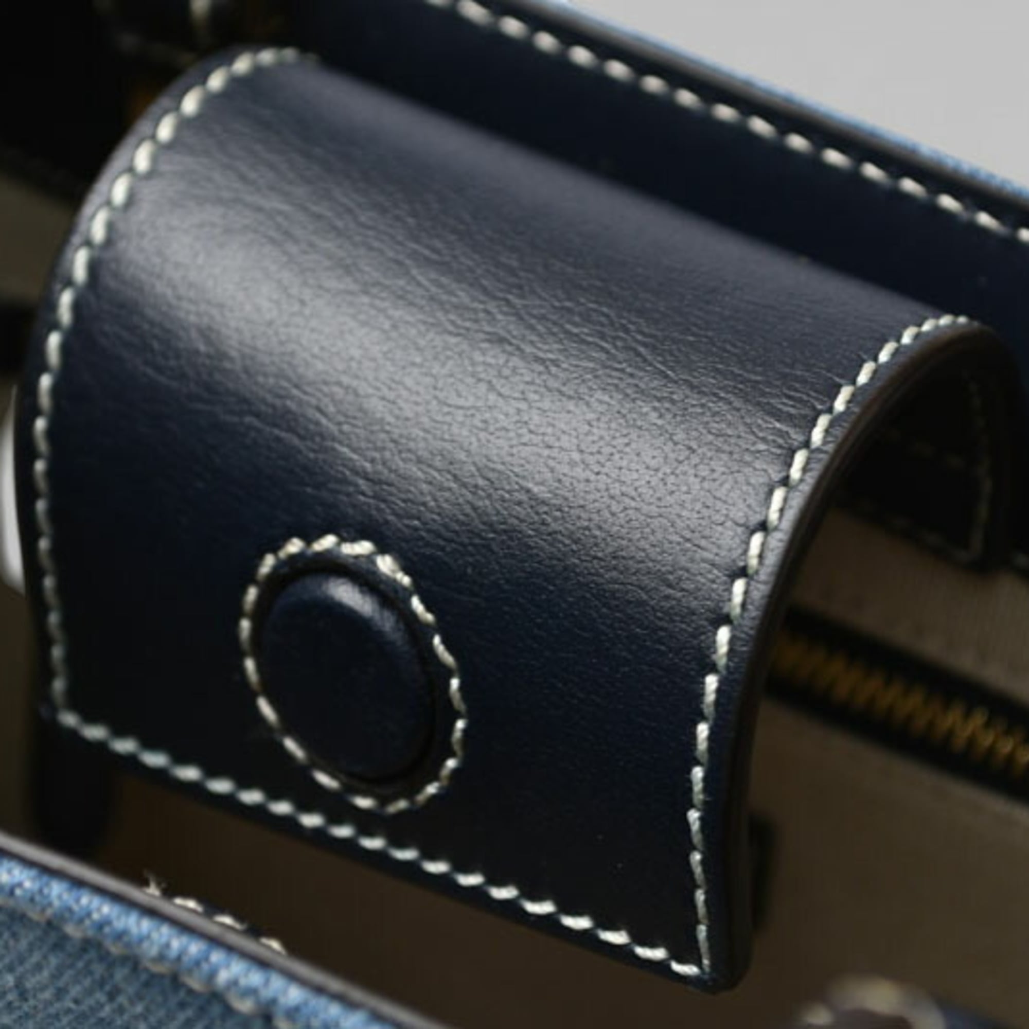 Jimmy Choo Denim Handbag Shoulder Bag (Pre-Owned)