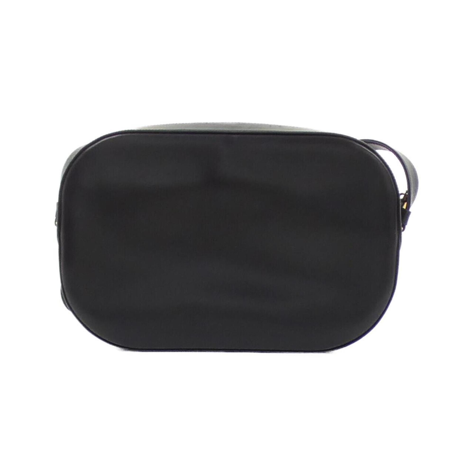 Cartier Navy Leather Shoulder Bag (Pre-Owned)