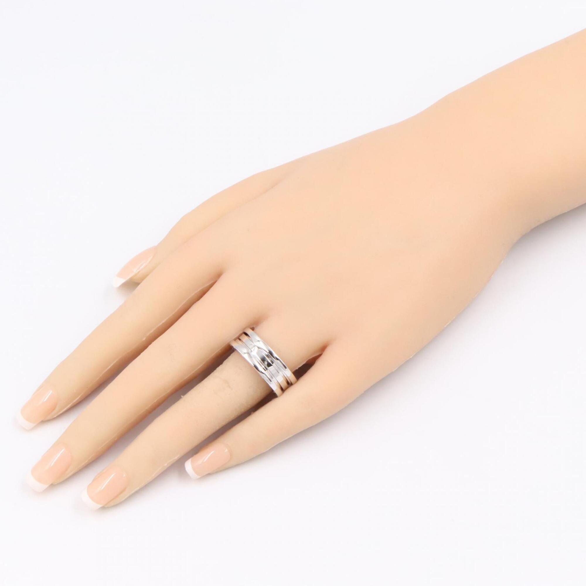 Bvlgari Silver White Gold (18K) Band Ring (Pre-Owned)