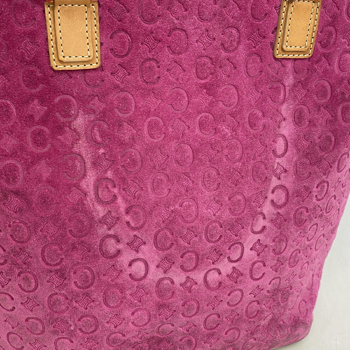 Celine Pink Suede Tote Bag (Pre-Owned)