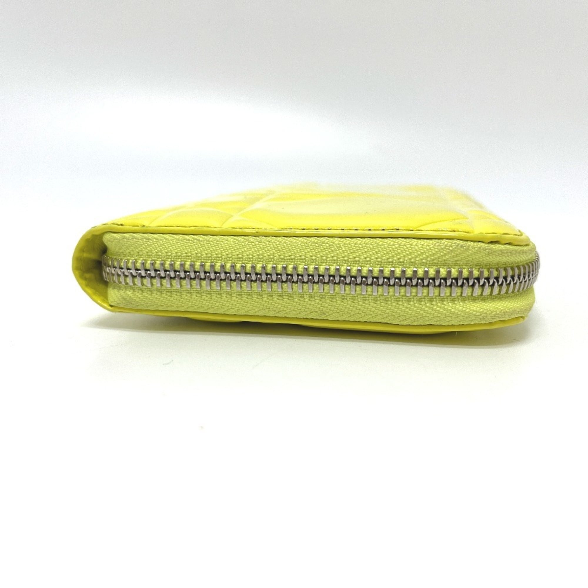Christian Dior Yellow Leather Long Wallet (Bi-Fold) (Pre-Owned)