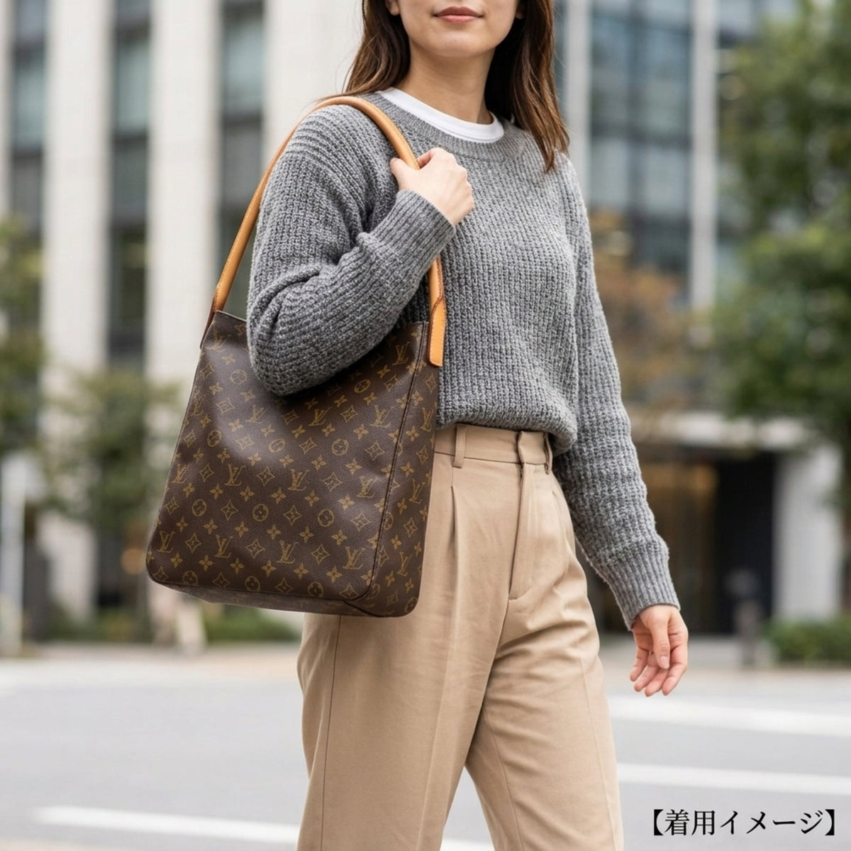 Louis Vuitton Monogram Brown Monogram Handbag Shoulder Bag (Pre-Owned)