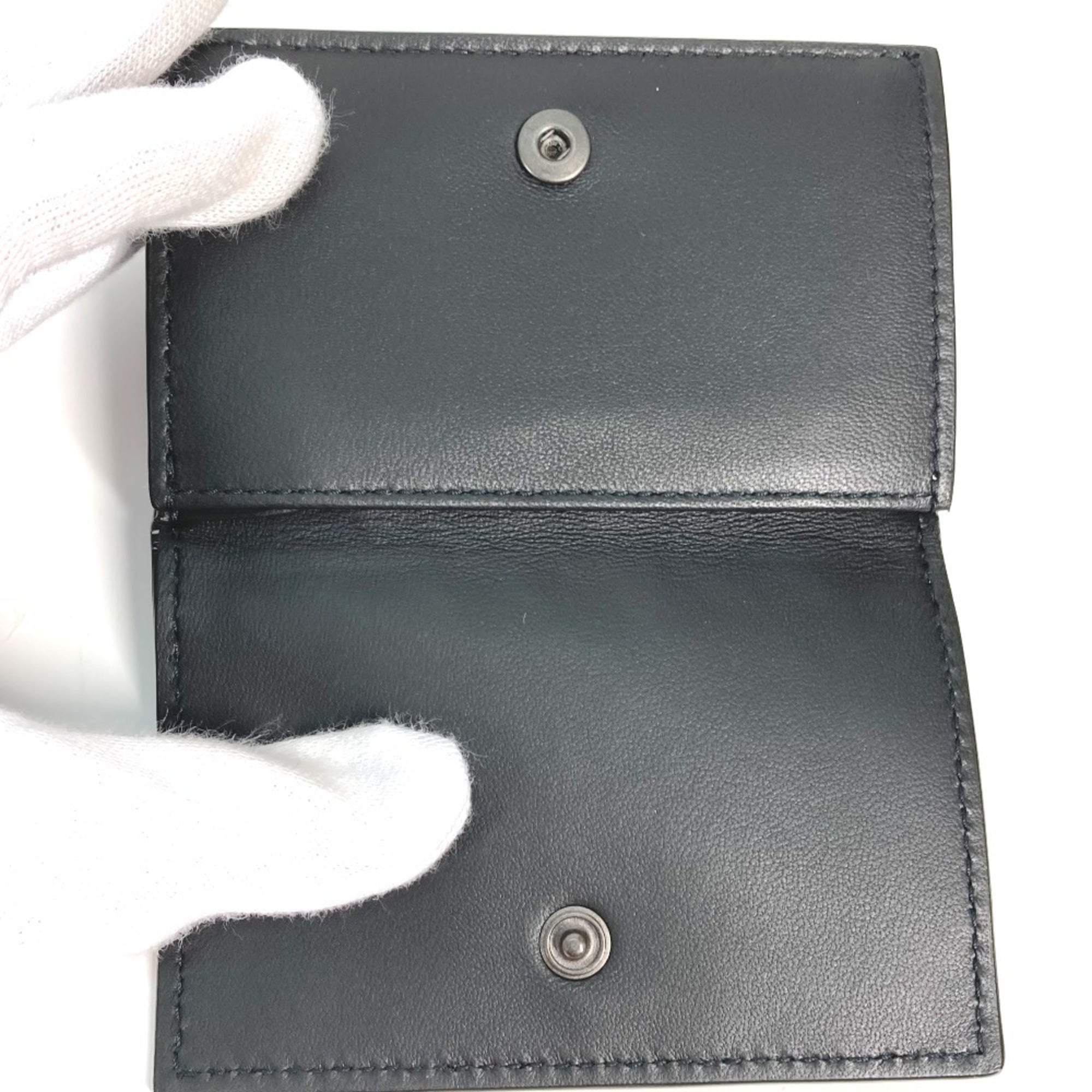 Bottega Veneta Black Intrecciato Wallet (Tri-Fold) (Pre-Owned)