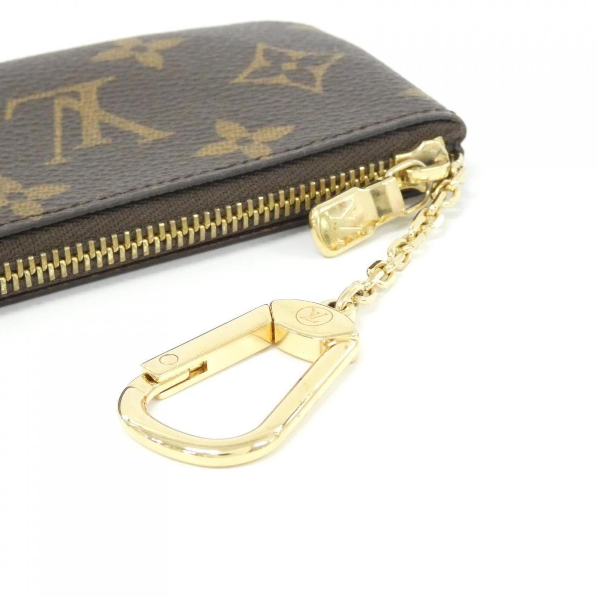 Louis Vuitton Marron Coated Canvas Coin Purse/Coin Case (Pre-Owned)
