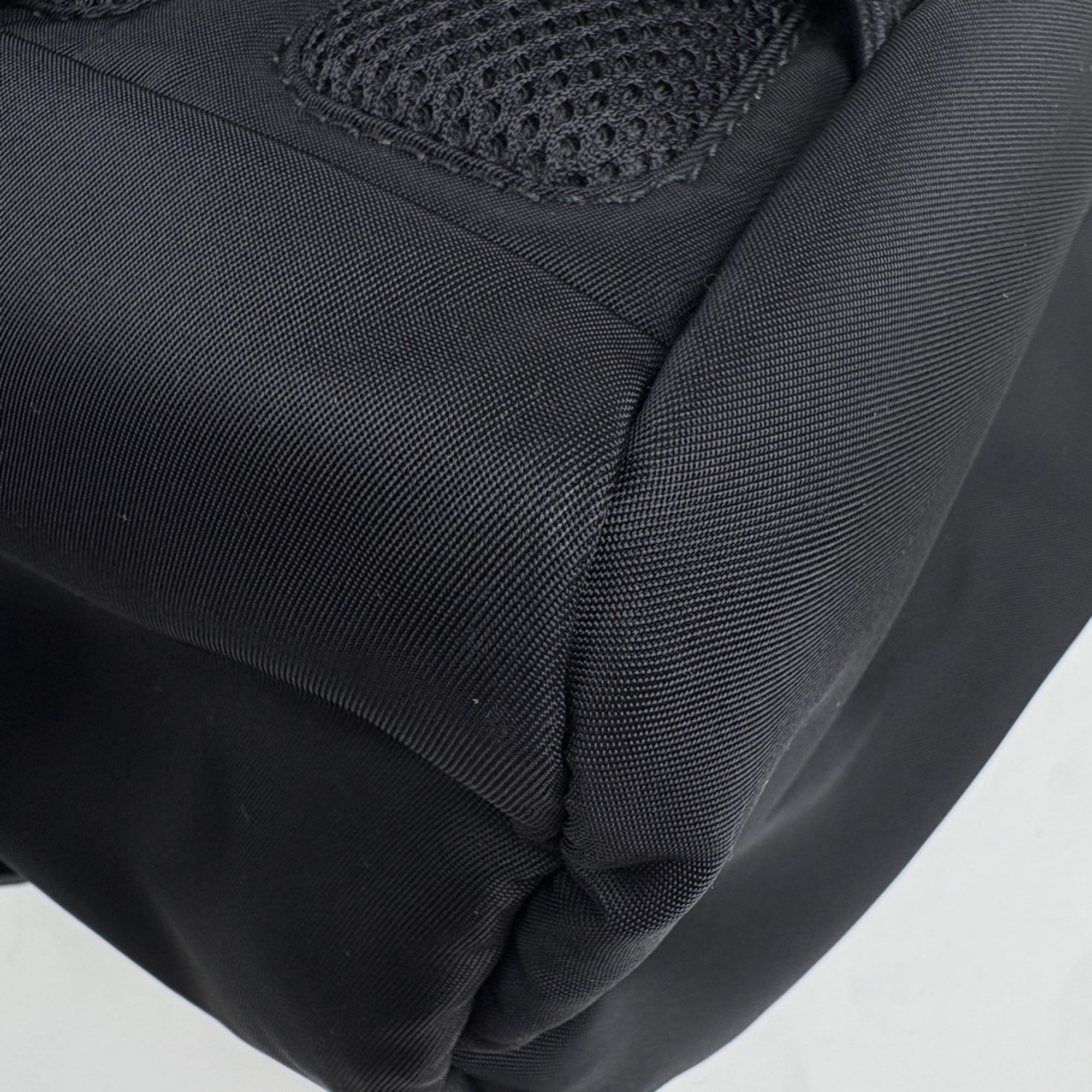 Prada Black Tessuto Leather Backpack (Pre-Owned)