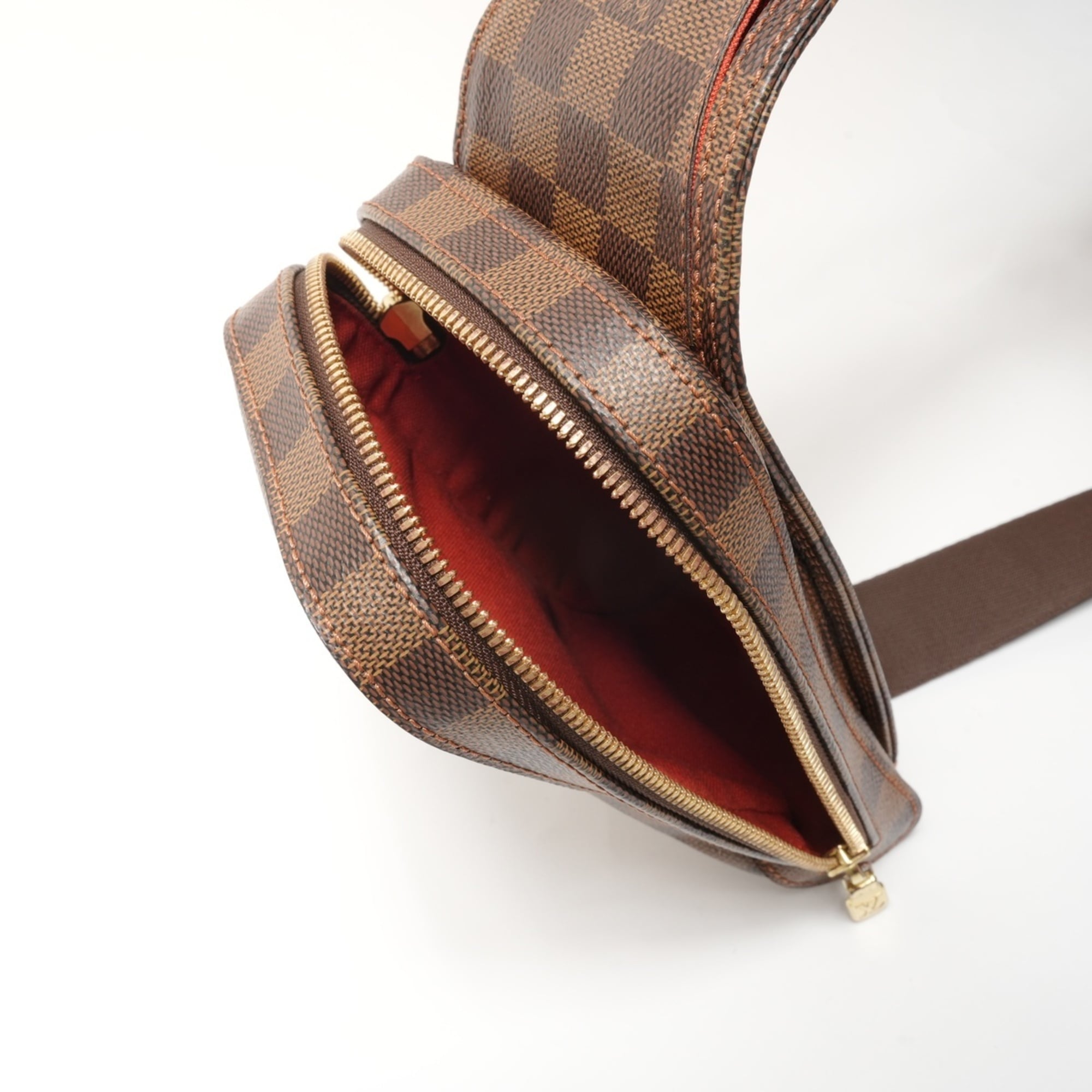Louis Vuitton Damier Brown Damier Canvas Shoulder Bag (Pre-Owned)