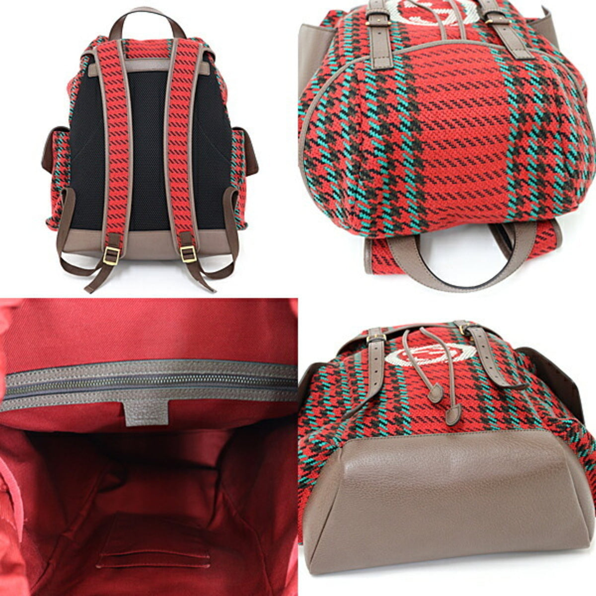 Gucci Red Color Backpack (Pre-Owned)