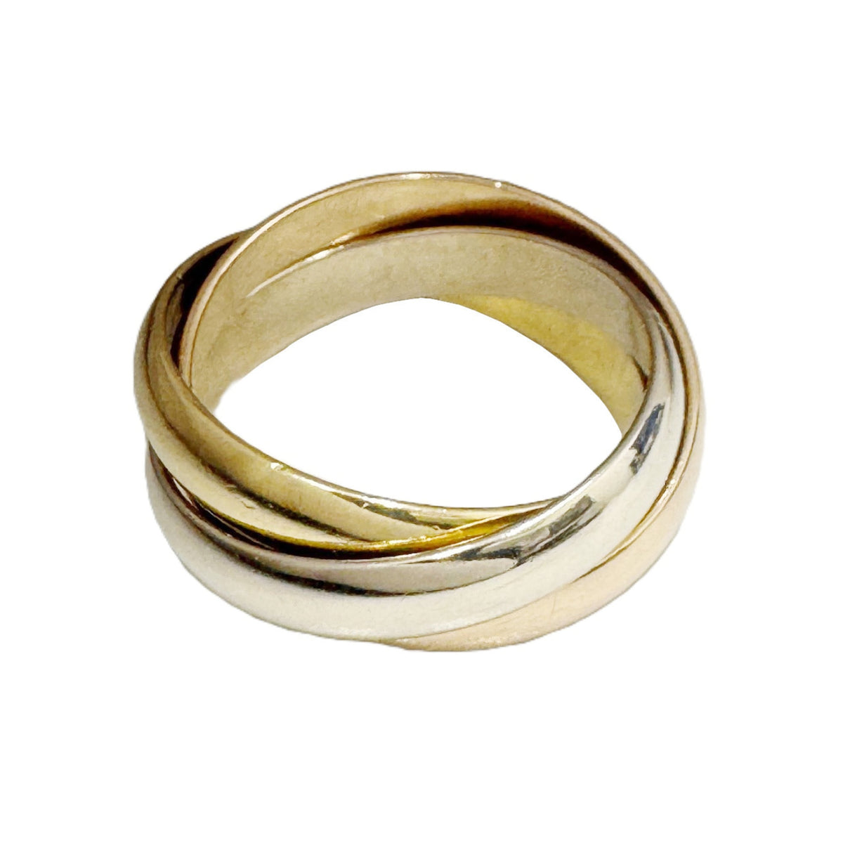 Cartier Pink Gold White Gold Yellow Gold Yellow Gold (18K) Pink Gold (18K) White Gold (18K) Band Ring (Pre-Owned)