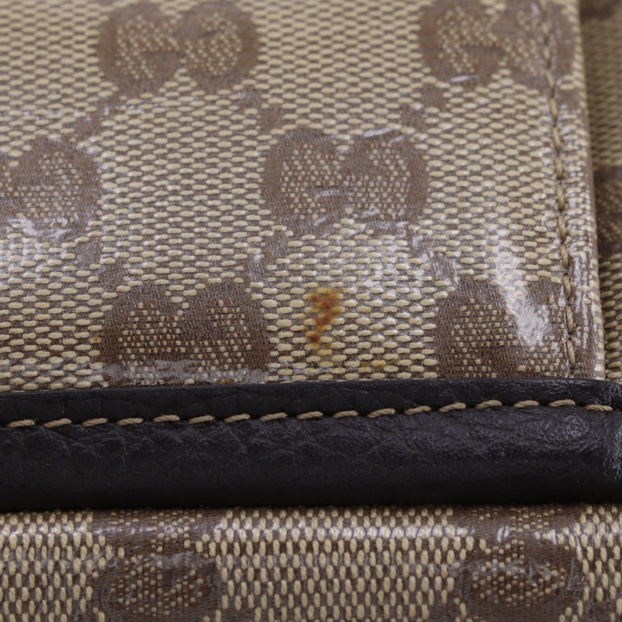 Gucci Brown Gg Crystal Tote Bag (Pre-Owned)