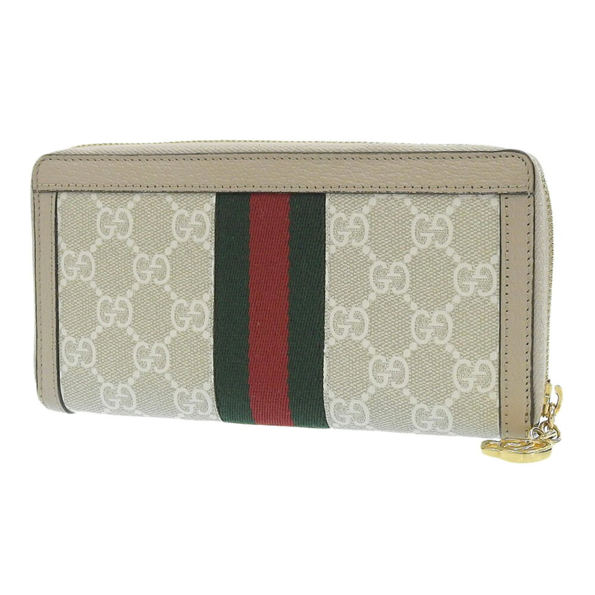 Gucci Gg Supreme Beige Gg Supreme Wallet (Bi-Fold) (Pre-Owned)