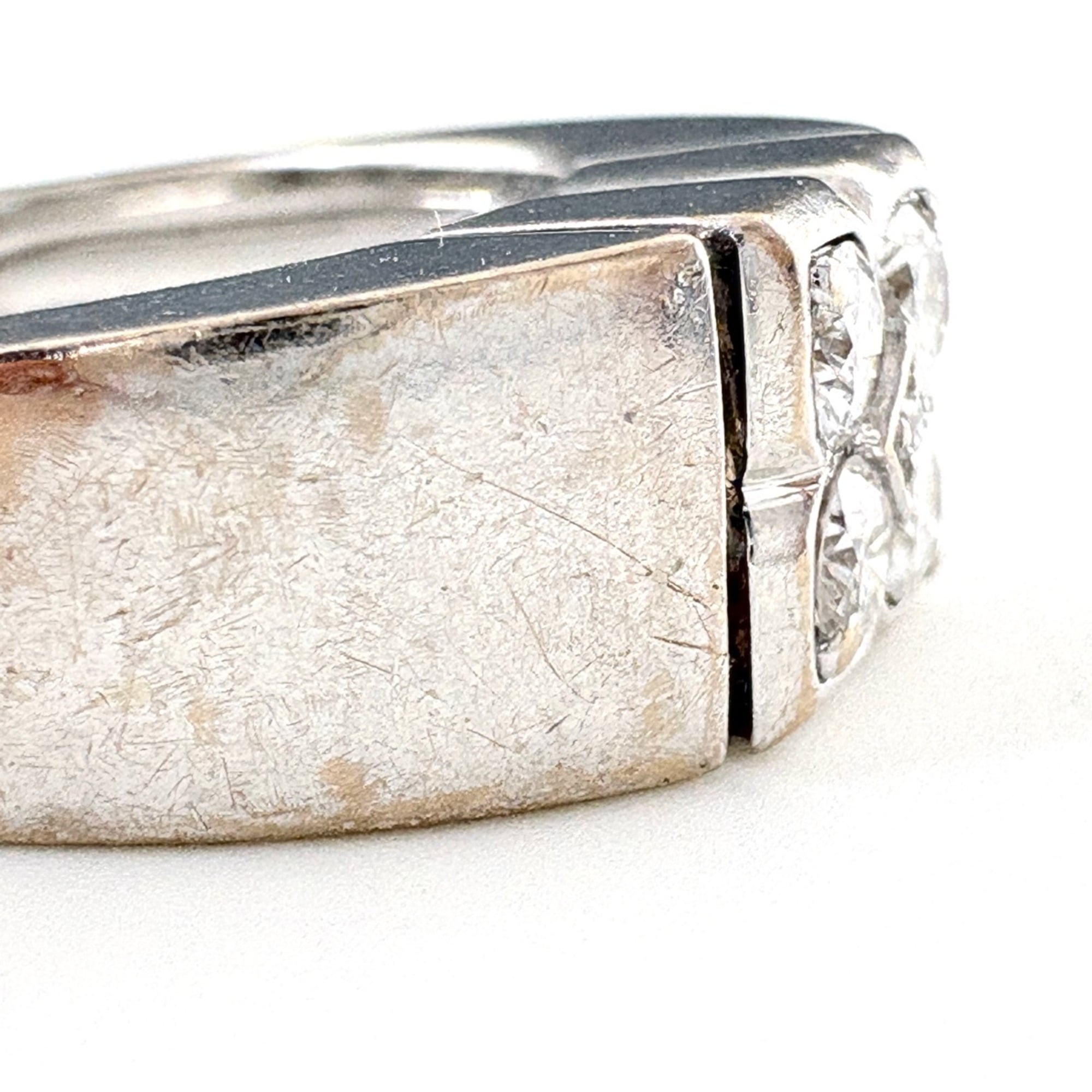 Van Cleef & Arpels Silver Band Ring (Pre-Owned)