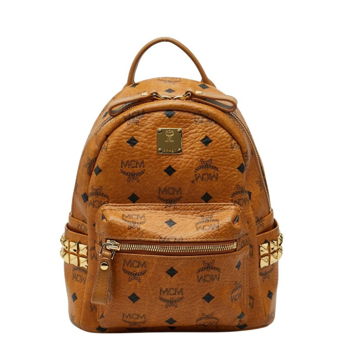 Mcm Brown Leather Backpack (Pre-Owned)