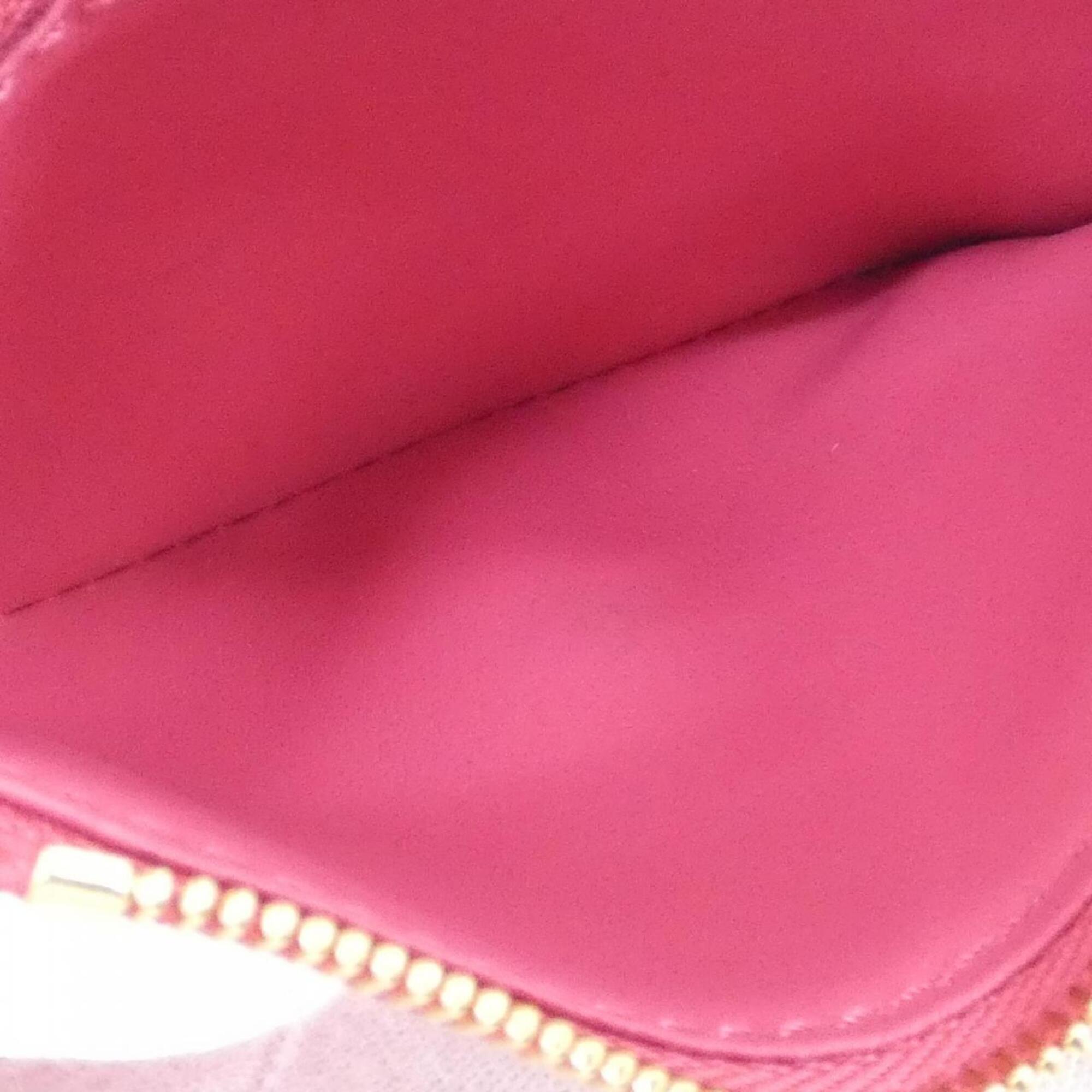 Louis Vuitton Rose Leather Wallet (Tri-Fold) (Pre-Owned)