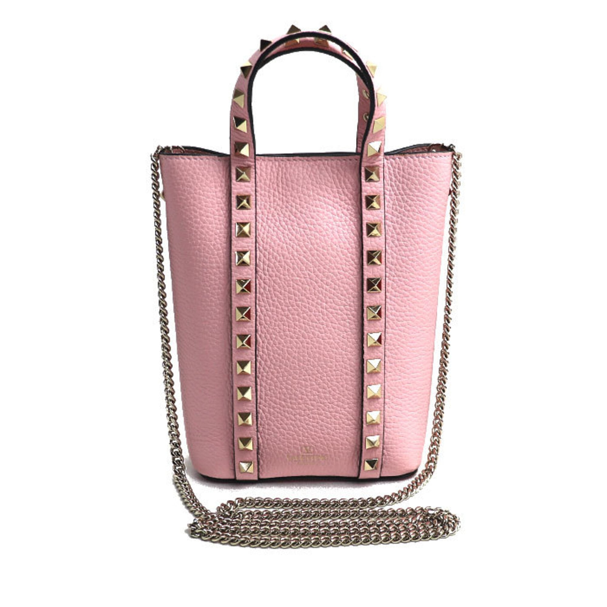 Valentino Pink Leather Handbag (Pre-Owned)