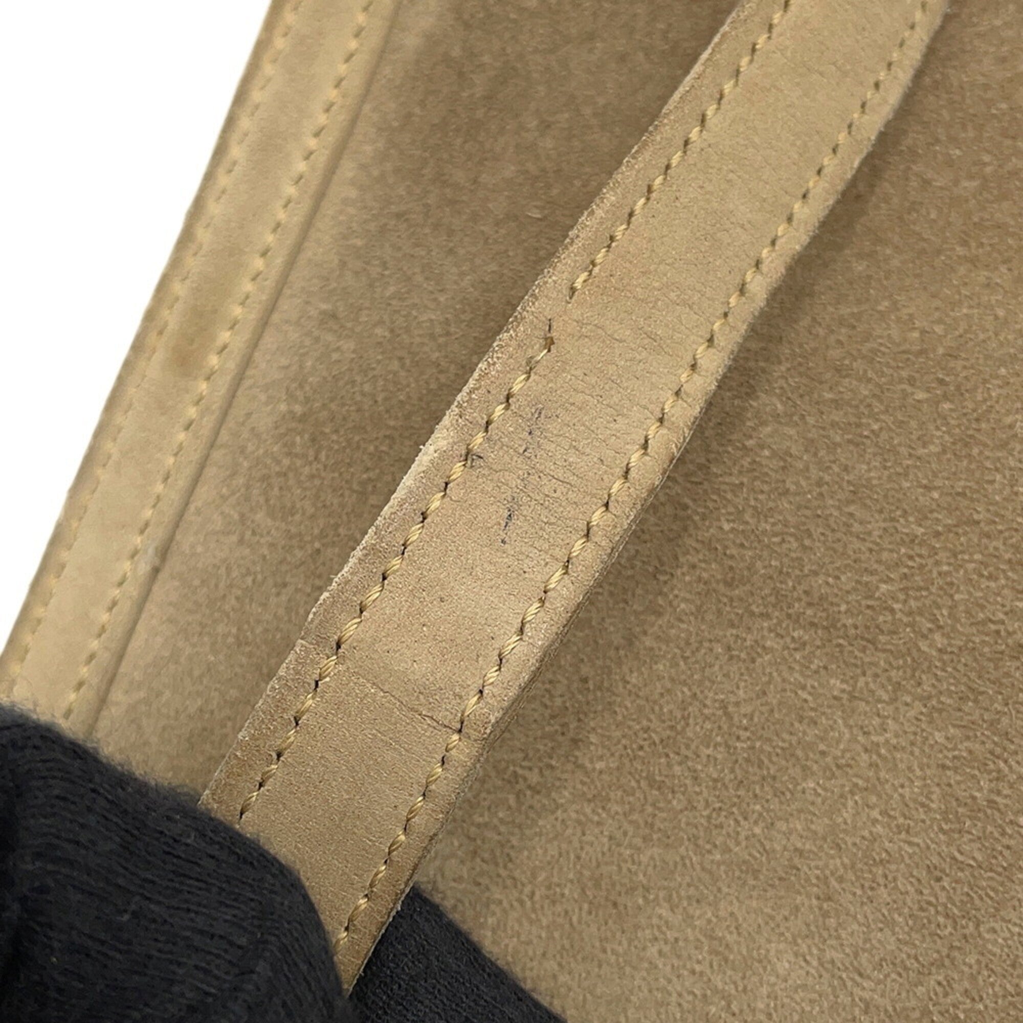 Hermes Kara Beige Handbag Shoulder Bag (Pre-Owned)