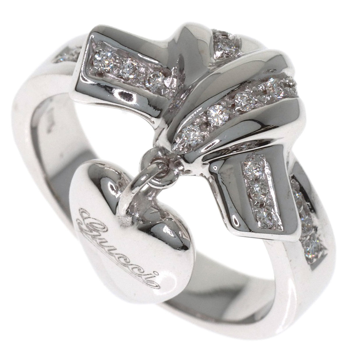 Gucci White Gold (18K) Band Ring (Pre-Owned)