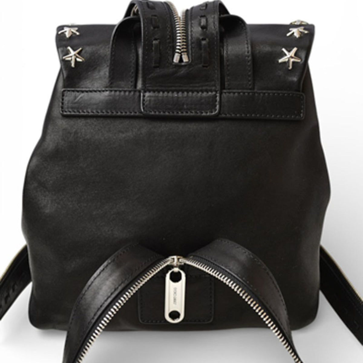 Jimmy Choo Black Leather Backpack (Pre-Owned)