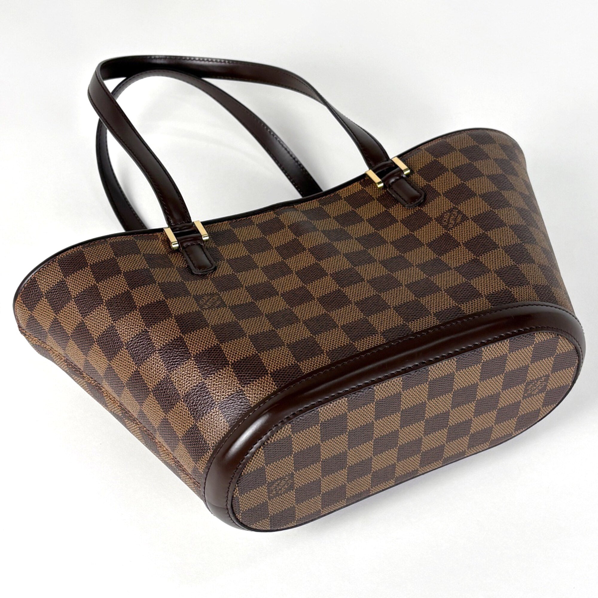 Louis Vuitton Brown Damier Canvas Damier Canvas Handbag Shoulder Bag (Pre-Owned)