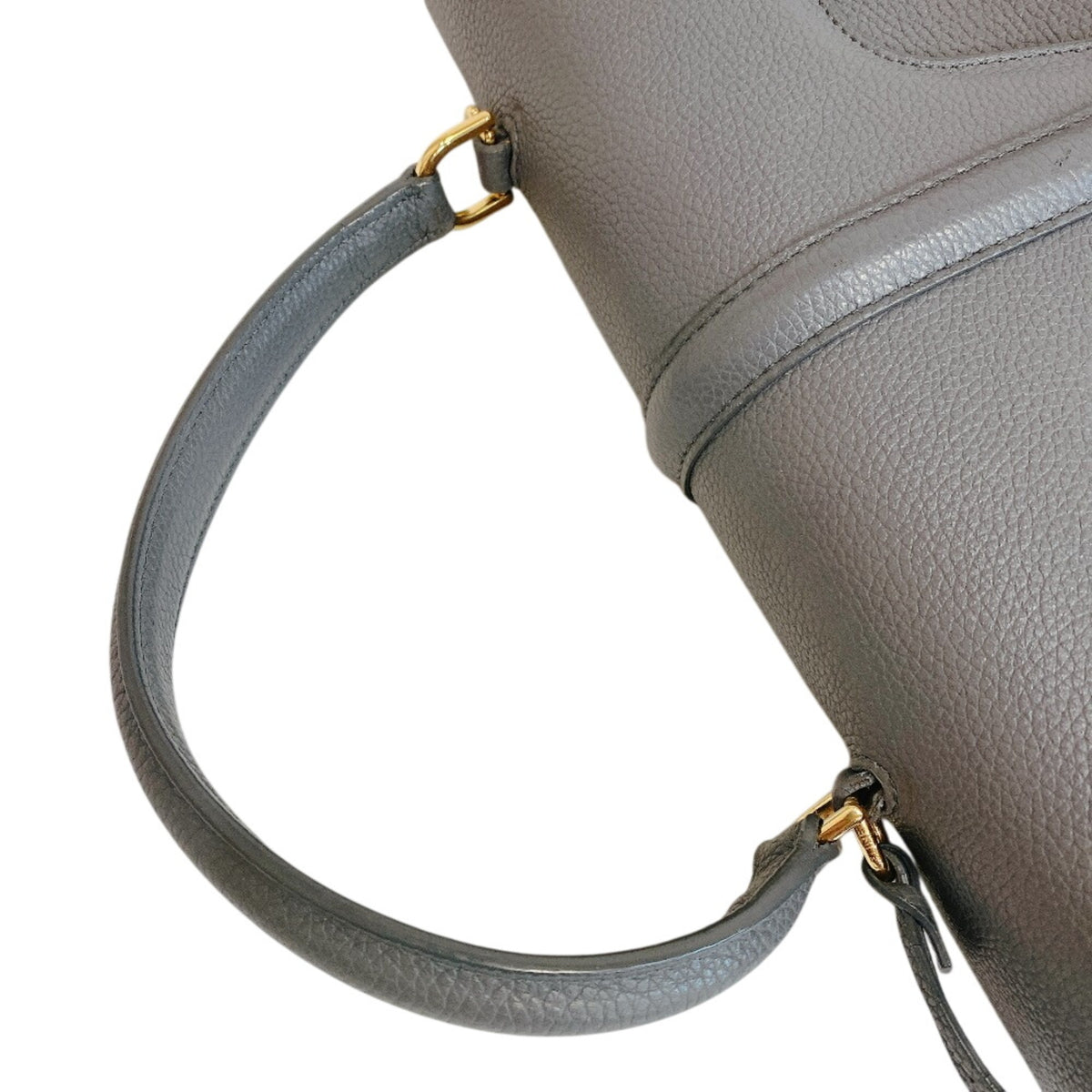 Celine Gray Leather Handbag (Pre-Owned)