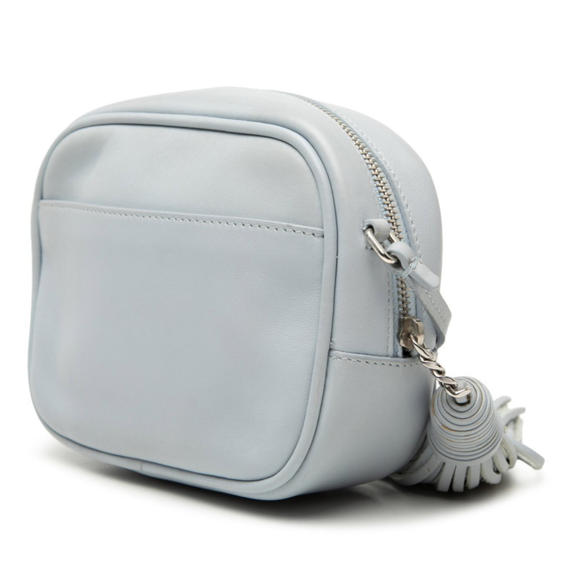 Saint Laurent Blue Leather Shoulder Bag (Pre-Owned)