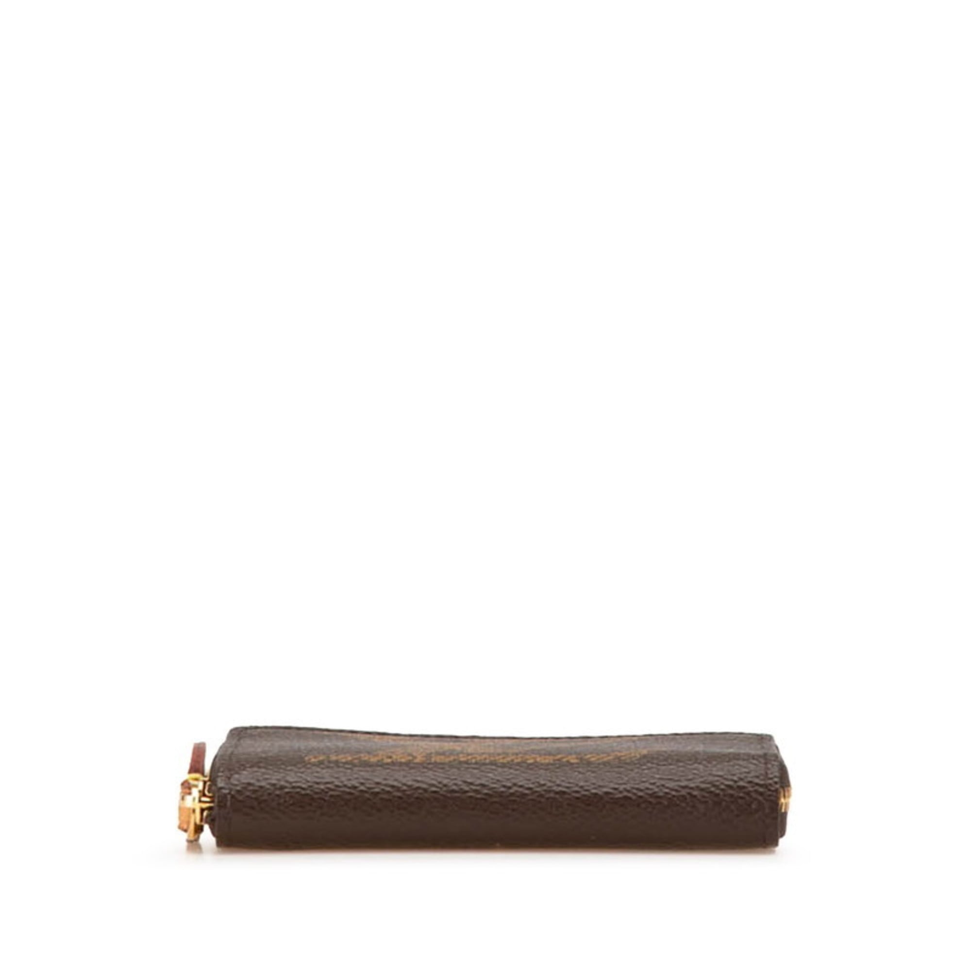Louis Vuitton Brown Pvc Leather Coin Purse/Coin Case (Pre-Owned)