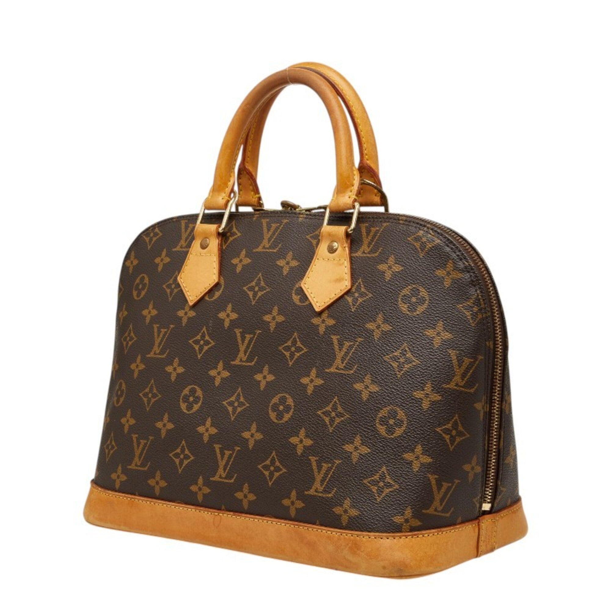 Louis Vuitton Brown Pvc Leather Handbag Shoulder Bag (Pre-Owned)