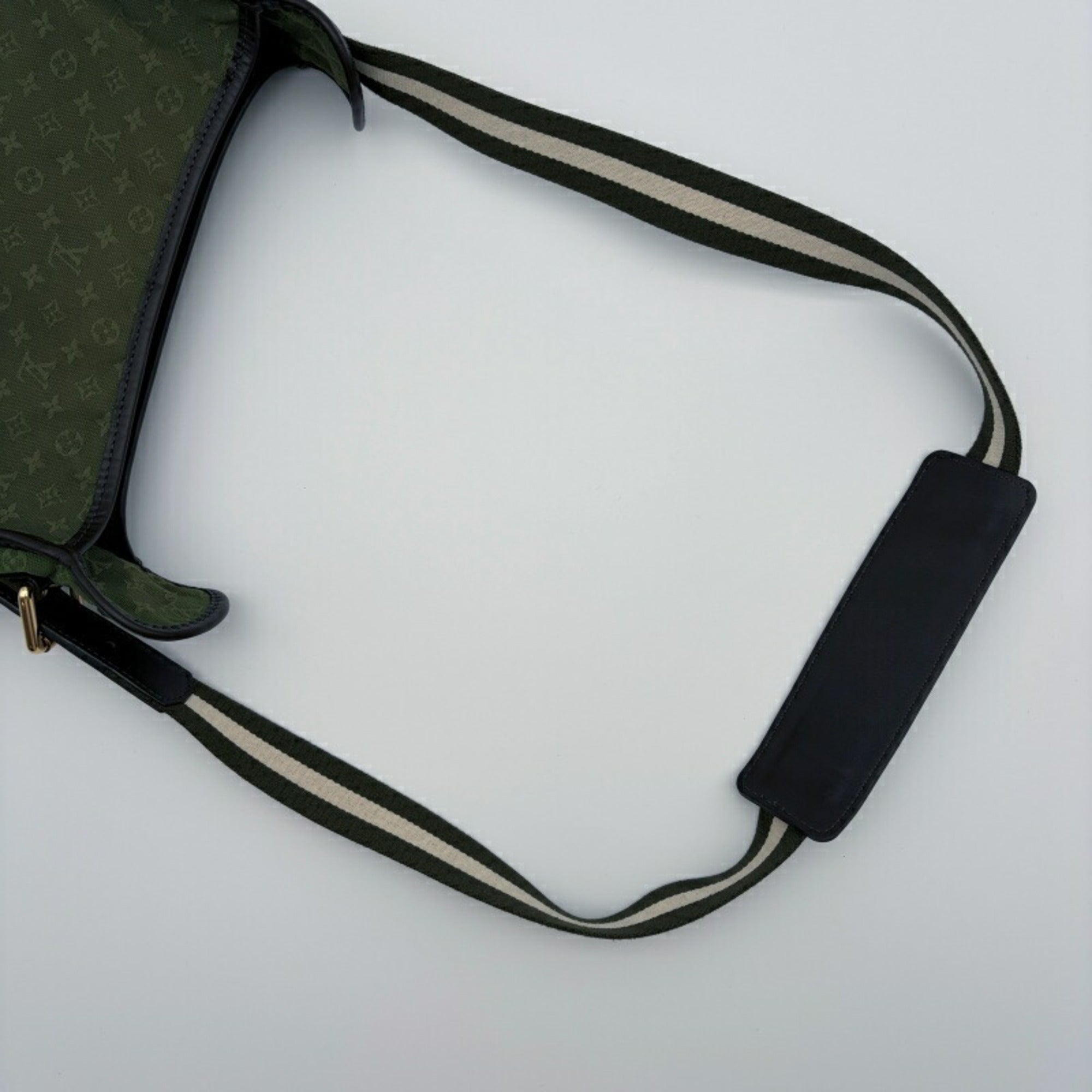 Louis Vuitton Khaki Monogram Mini Shoulder Bag (Pre-Owned)