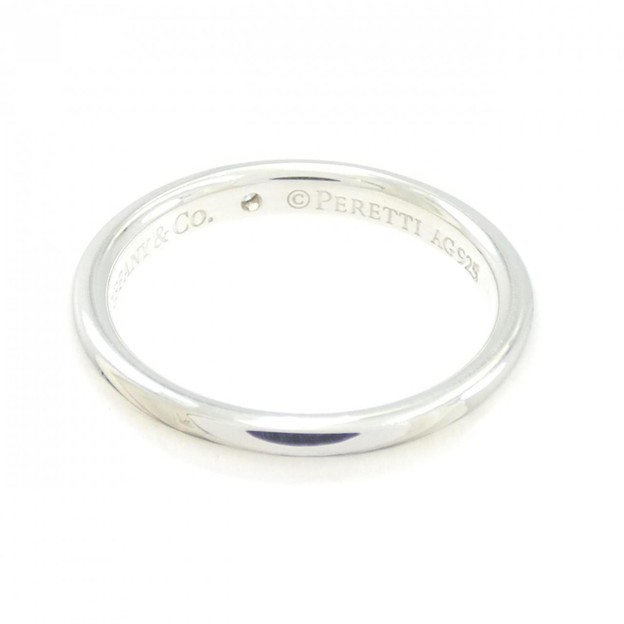 Tiffany Silver Silver 925 Band Ring (Pre-Owned)