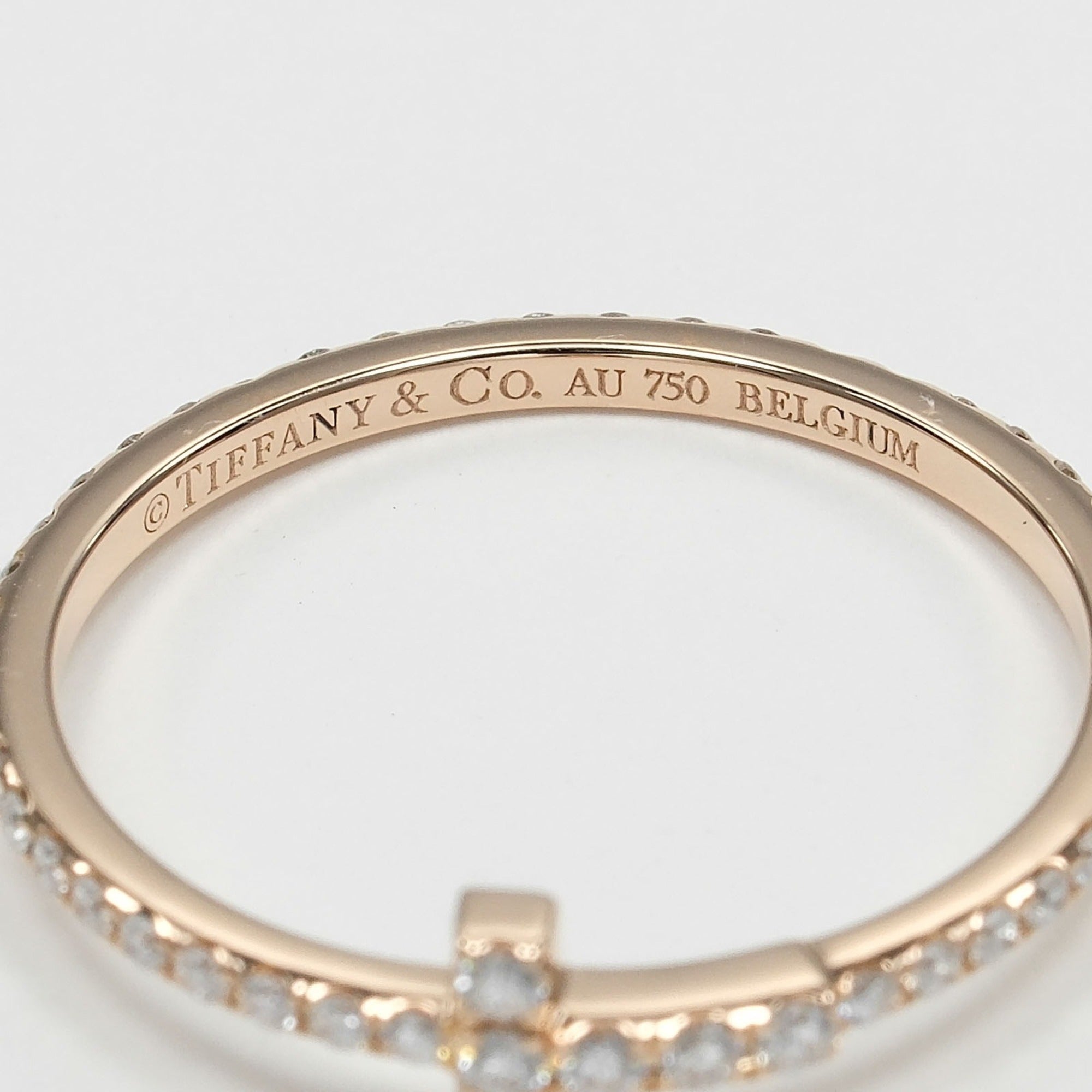 Tiffany Pink Gold Pink Gold (18K) Band Ring (Pre-Owned)