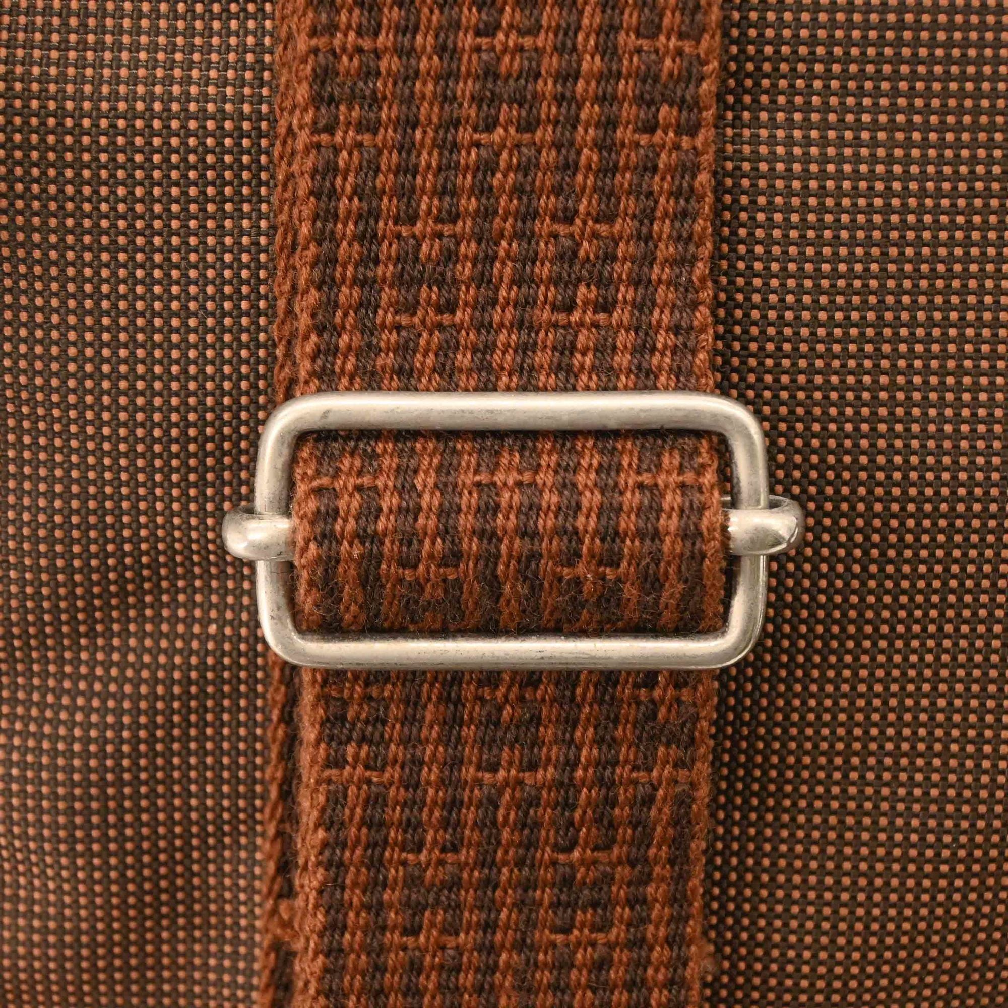Hermes Her Line Brown Nylon Canvas Backpack (Pre-Owned)