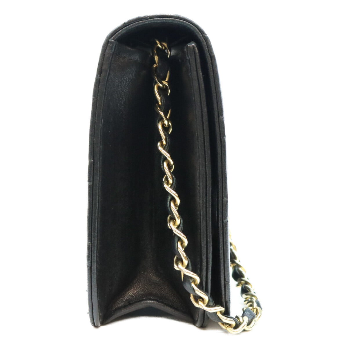 Chanel Black Leather Shoulder Bag (Pre-Owned)