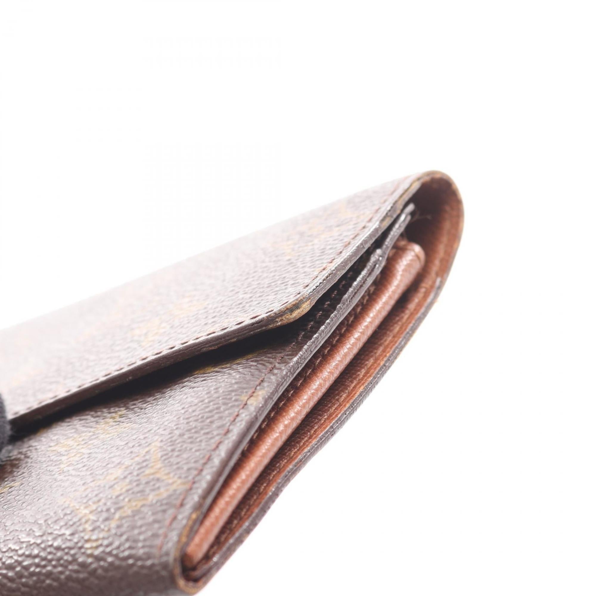 Louis Vuitton Brown Monogram Pvc Leather Long Wallet (Bi-Fold) (Pre-Owned)