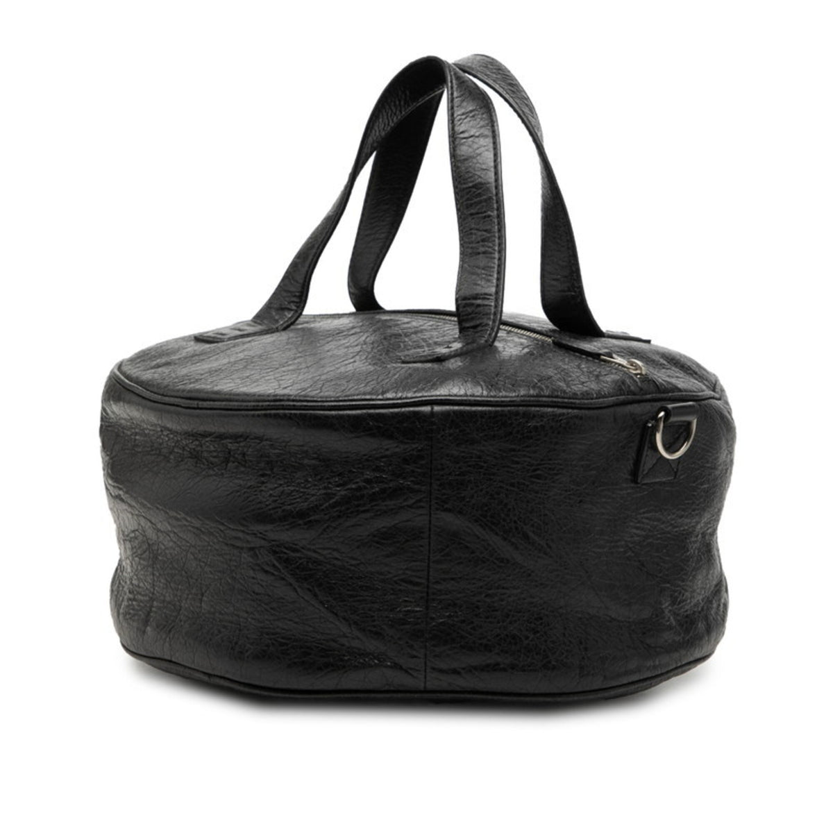 Balenciaga Black Leather Handbag Shoulder Bag (Pre-Owned)