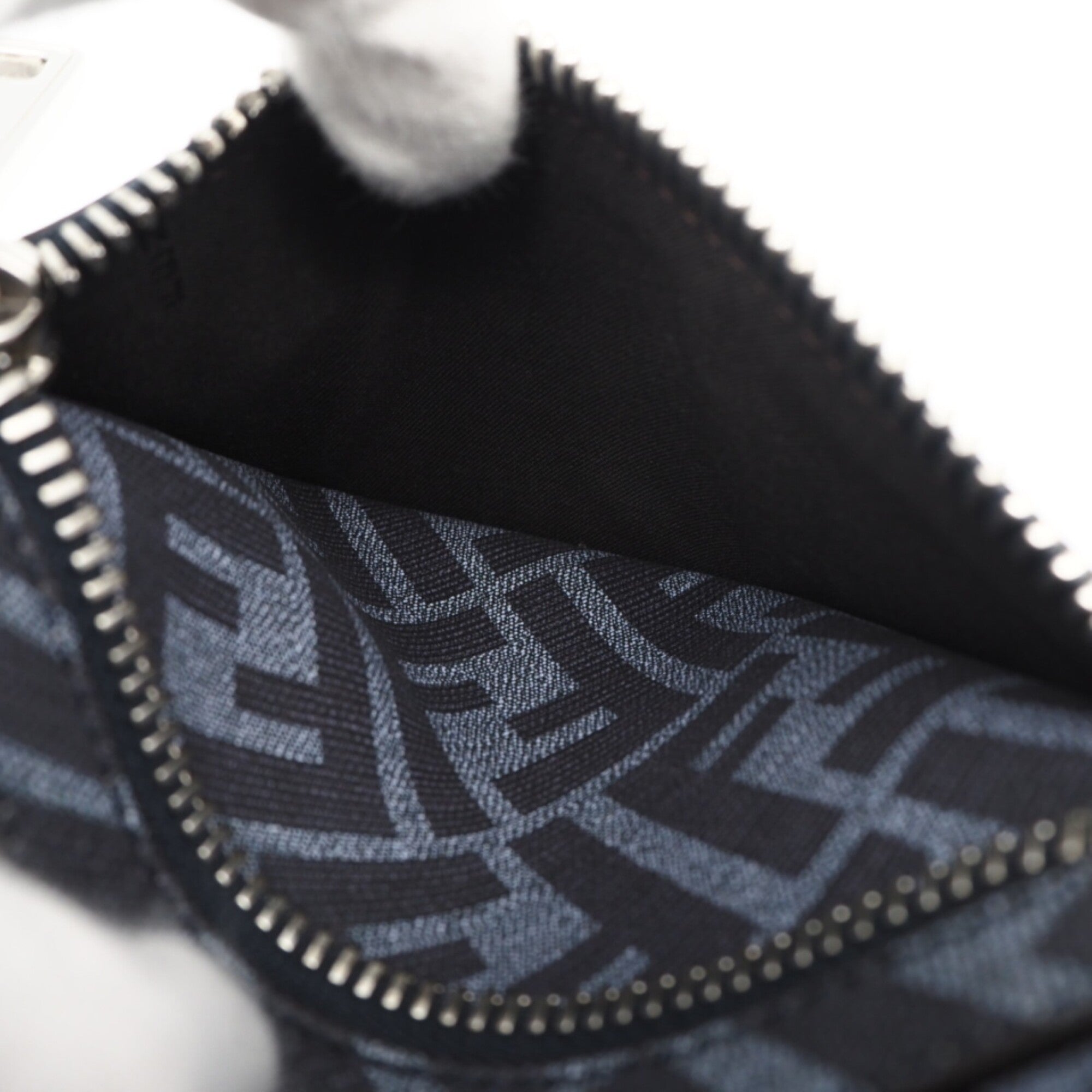 Fendi Blue Coated Canvas Backpack (Pre-Owned)