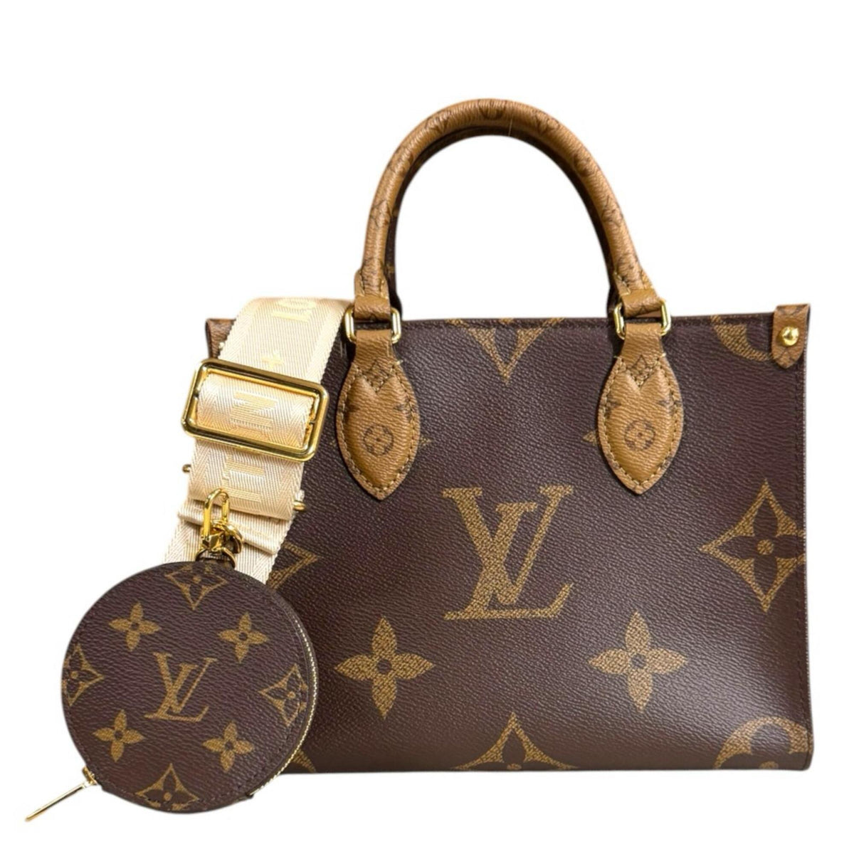 Louis Vuitton Brown Monogram Shoulder Bag (Pre-Owned)