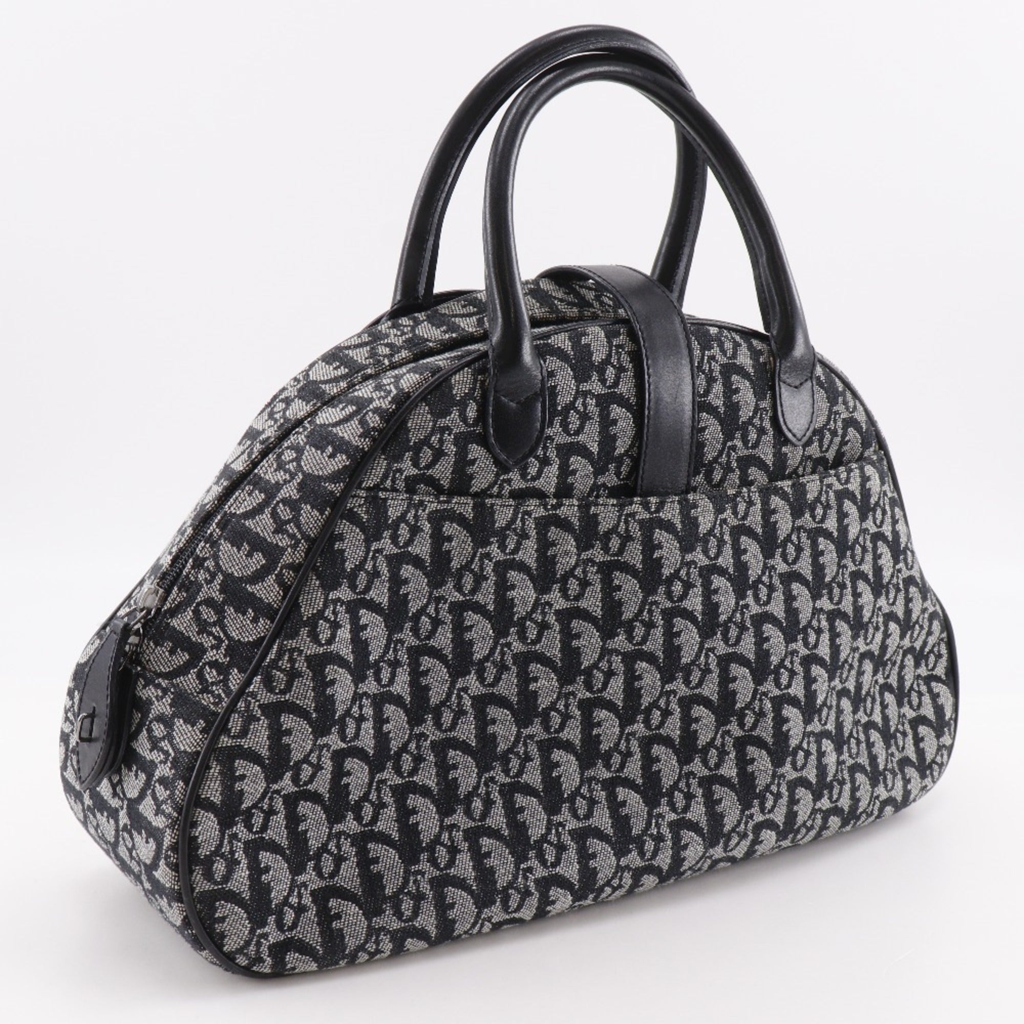 Christian Dior Trotter Navy Trotter Handbag Saddle Bag (Pre-Owned)